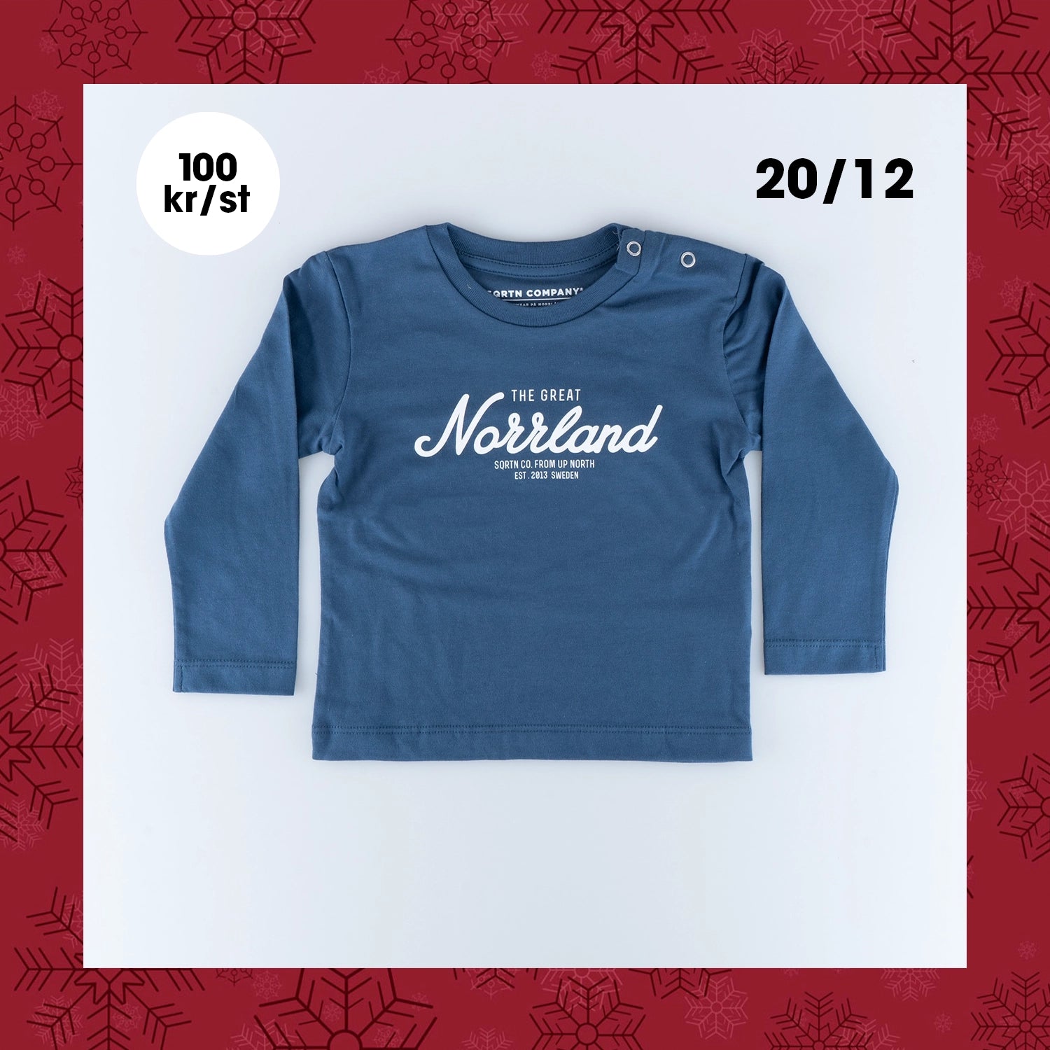 GREAT NORRLAND KIDS LONGSLEEVE - DENIM BLUE