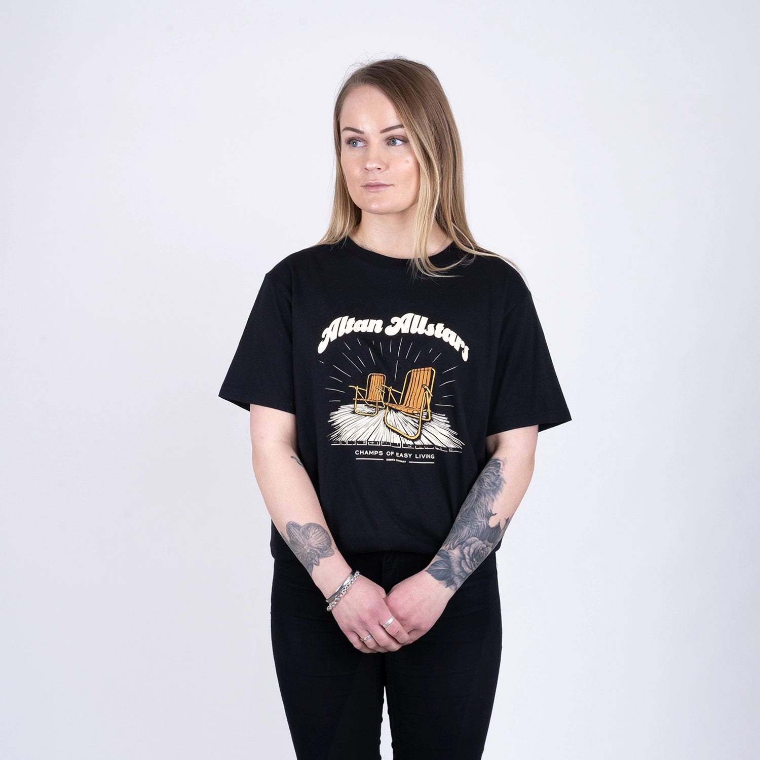 ALTAN ALLSTARS T-SHIRT - BLACK