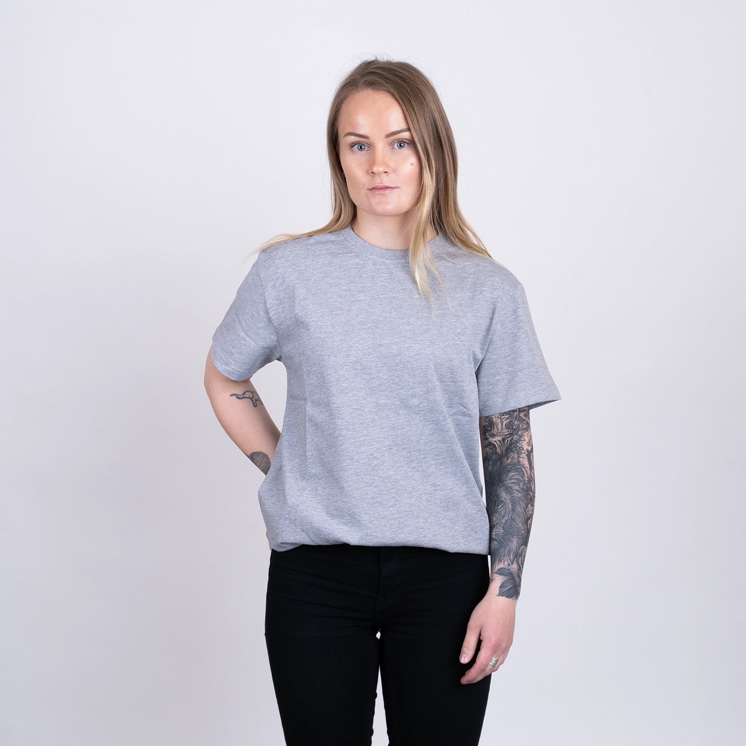 CB MINI T-SHIRT - HEATHER GREY