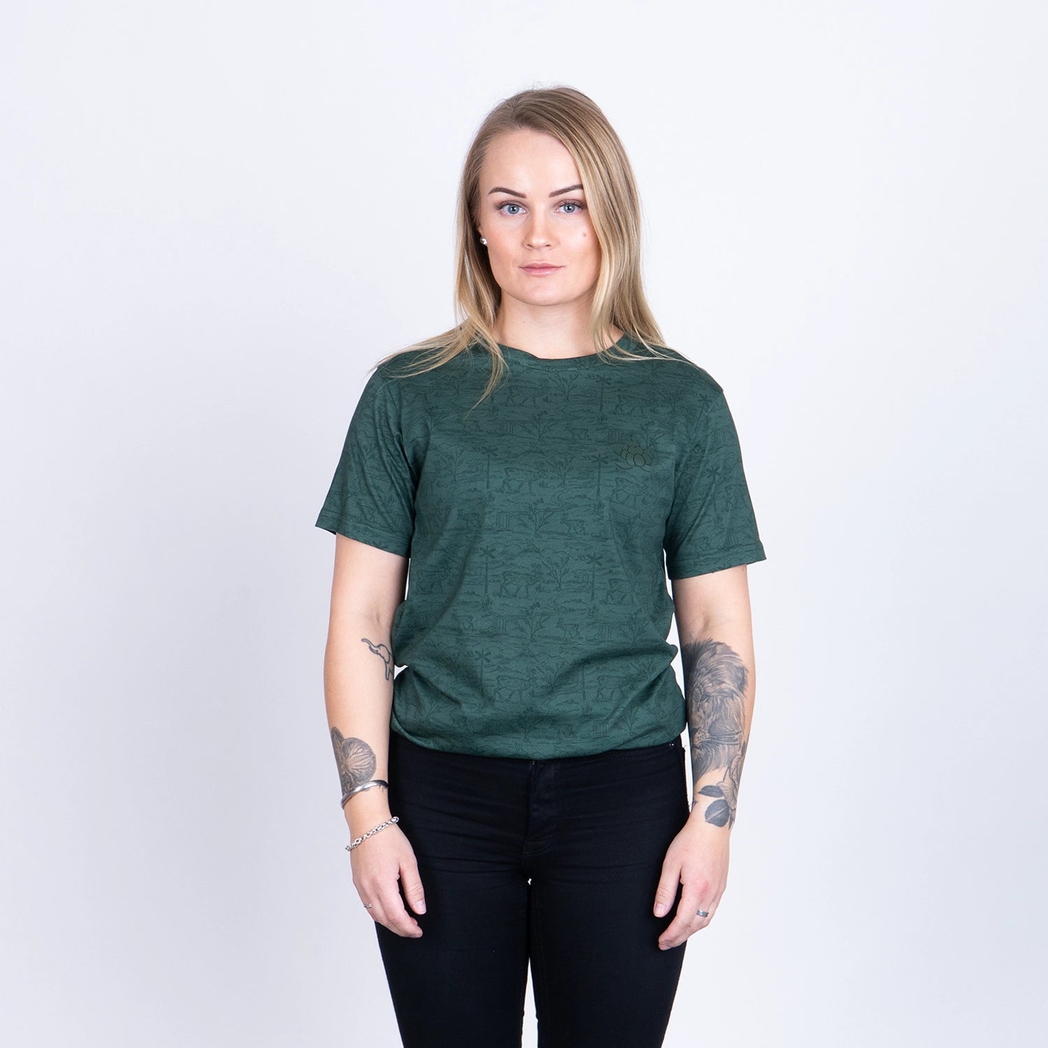 CB T-SHIRT - FJÄLLJOCK GREEN