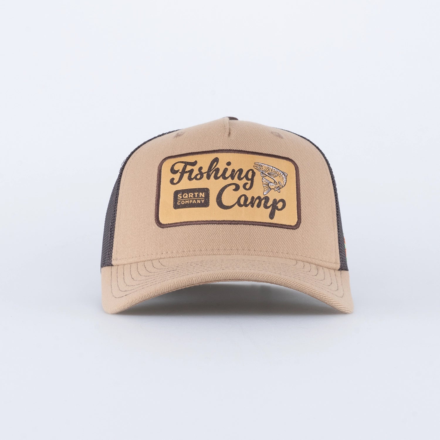 FISHING CAMP TRUCKER KEPS - HOOKED KHAKI