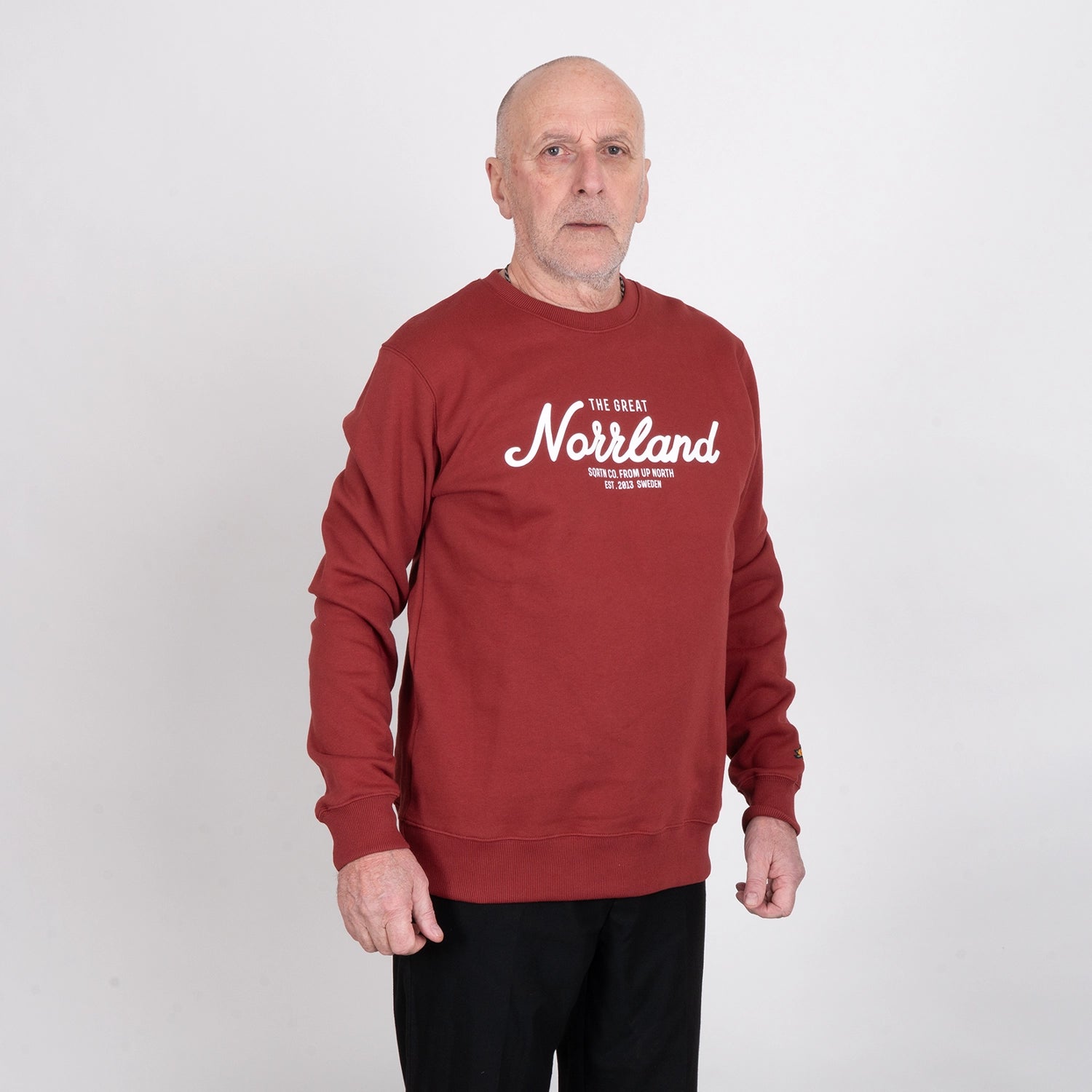 GREAT NORRLAND CREWNECK - AUTUMN RED