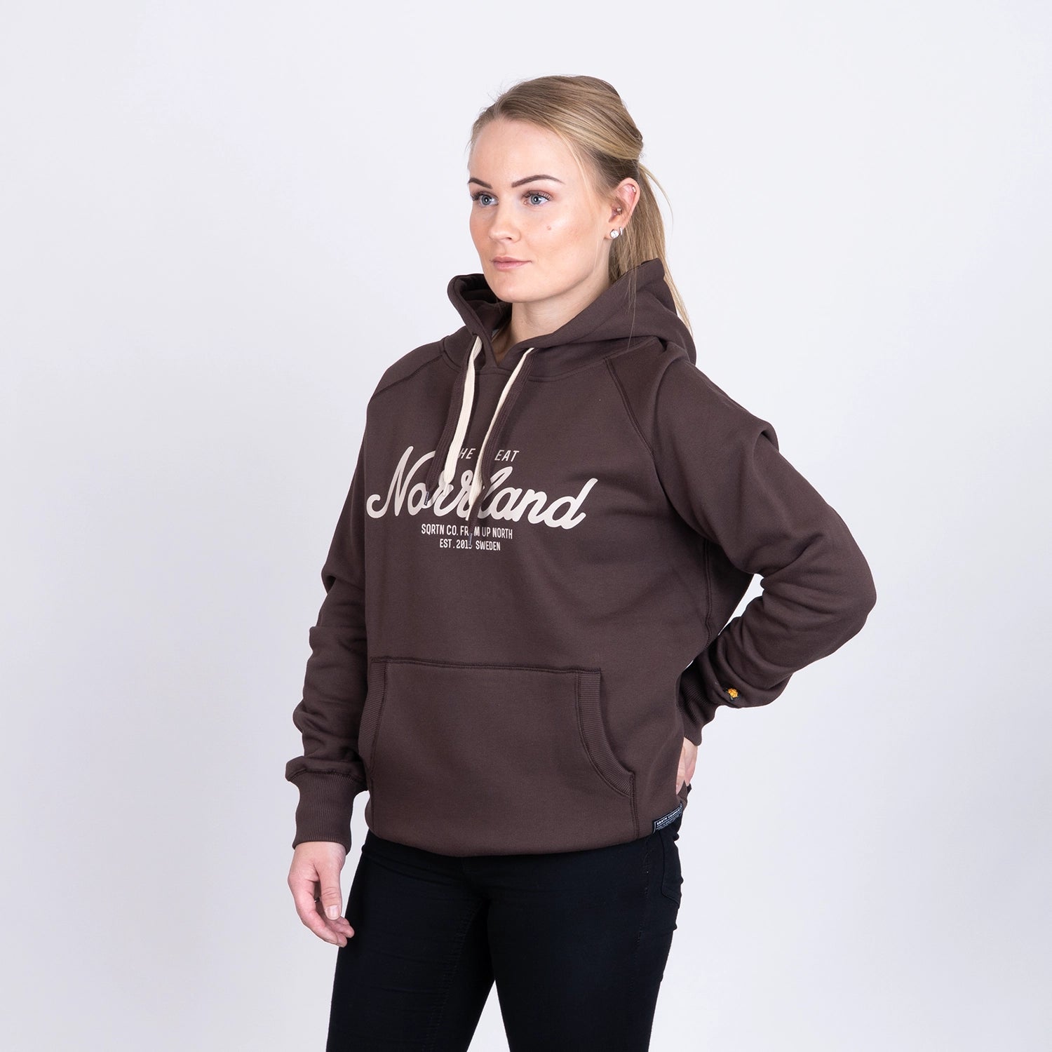 GREAT NORRLAND HOODIE - JAVA BROWN