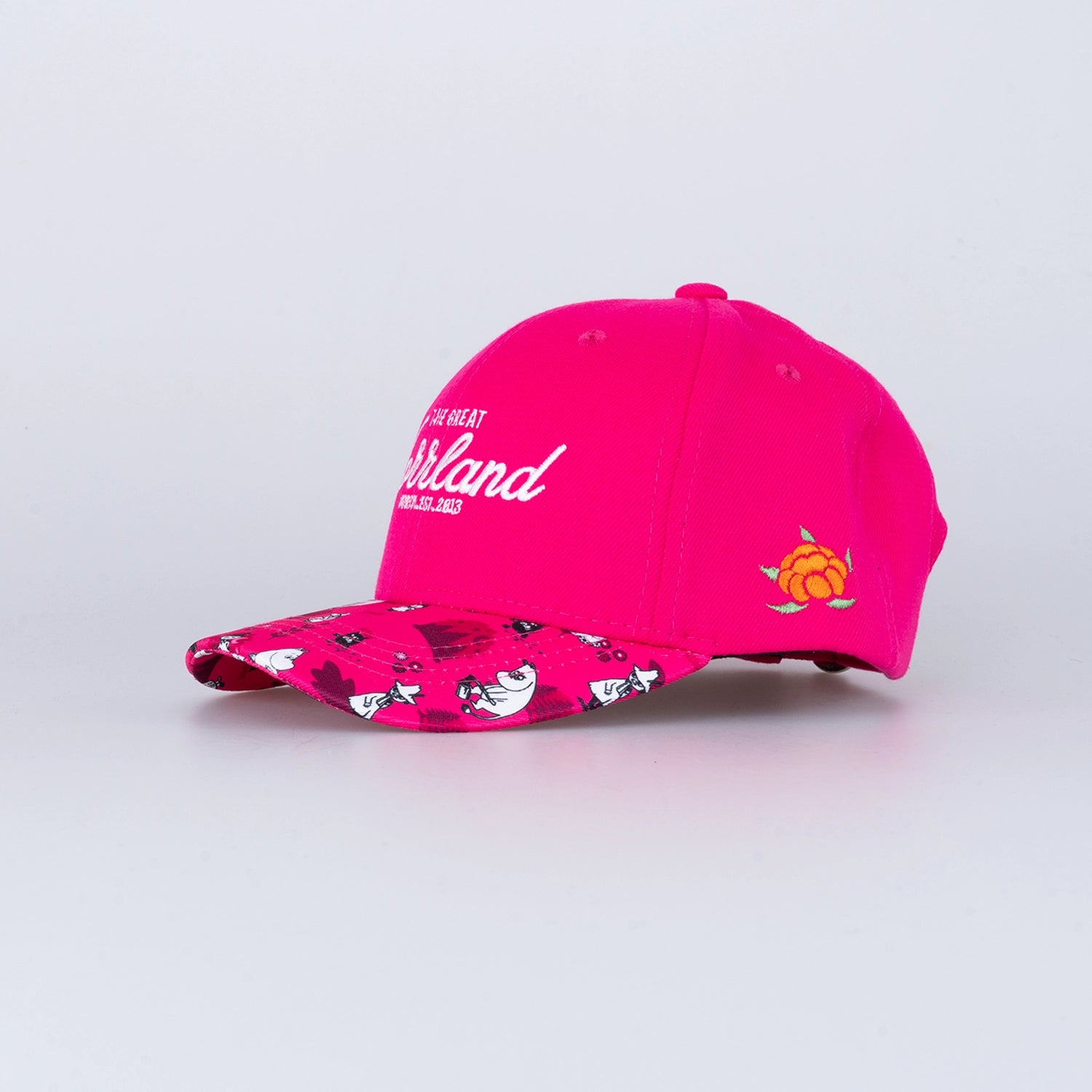GREAT NORRLAND KIDS KEPS - MUMIN HOOKED HOT PINK
