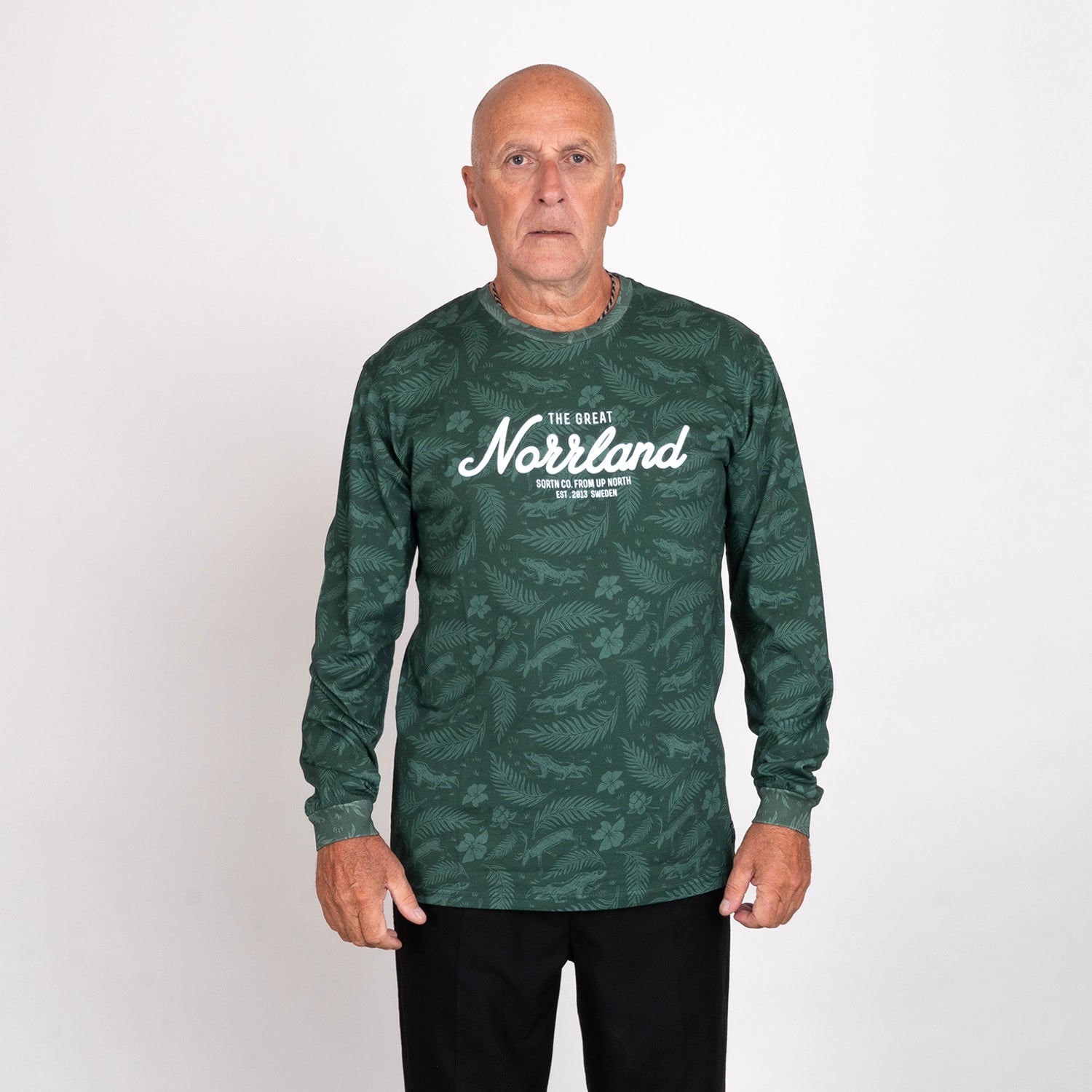 GREAT NORRLAND LONGSLEEVE - JÄRVEN OLIVE