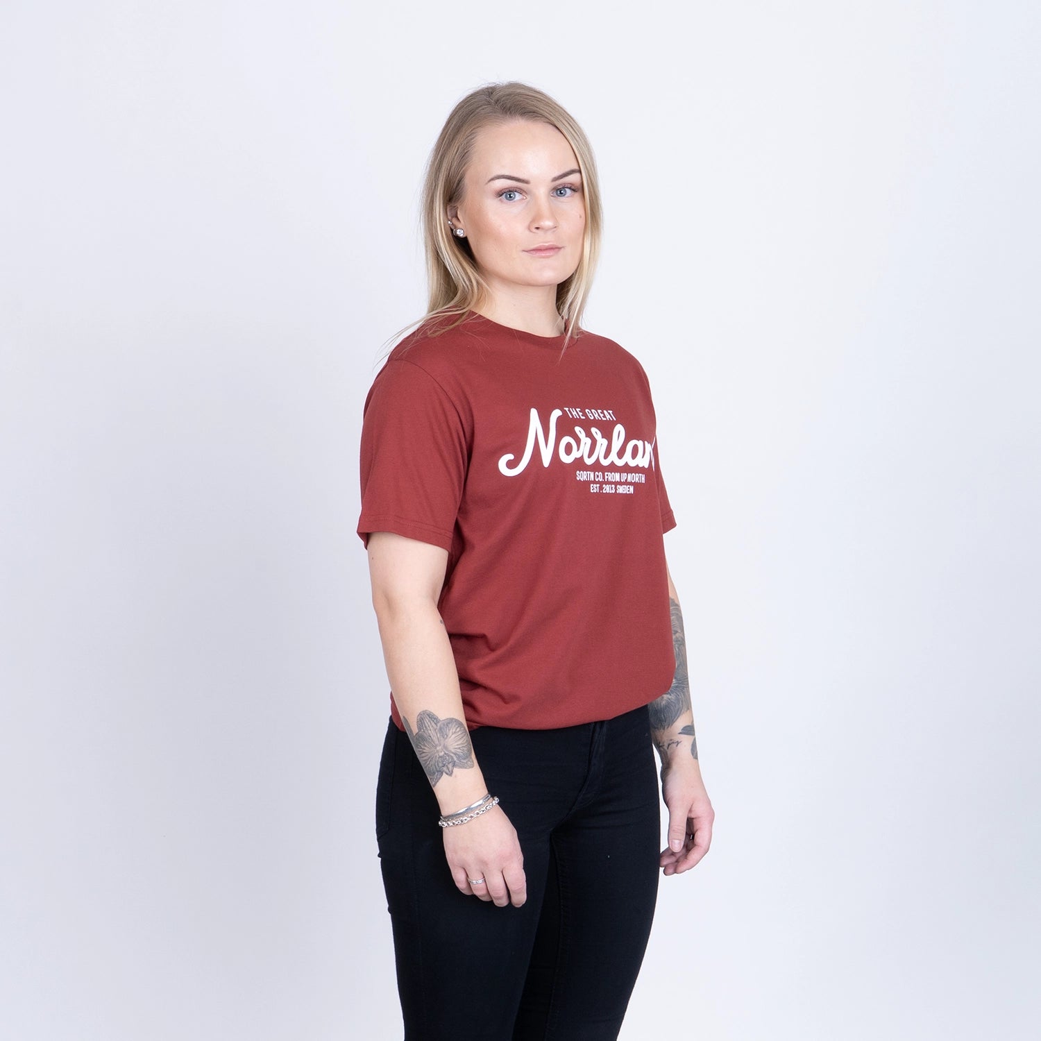 GREAT NORRLAND T-SHIRT - AUTUMN RED
