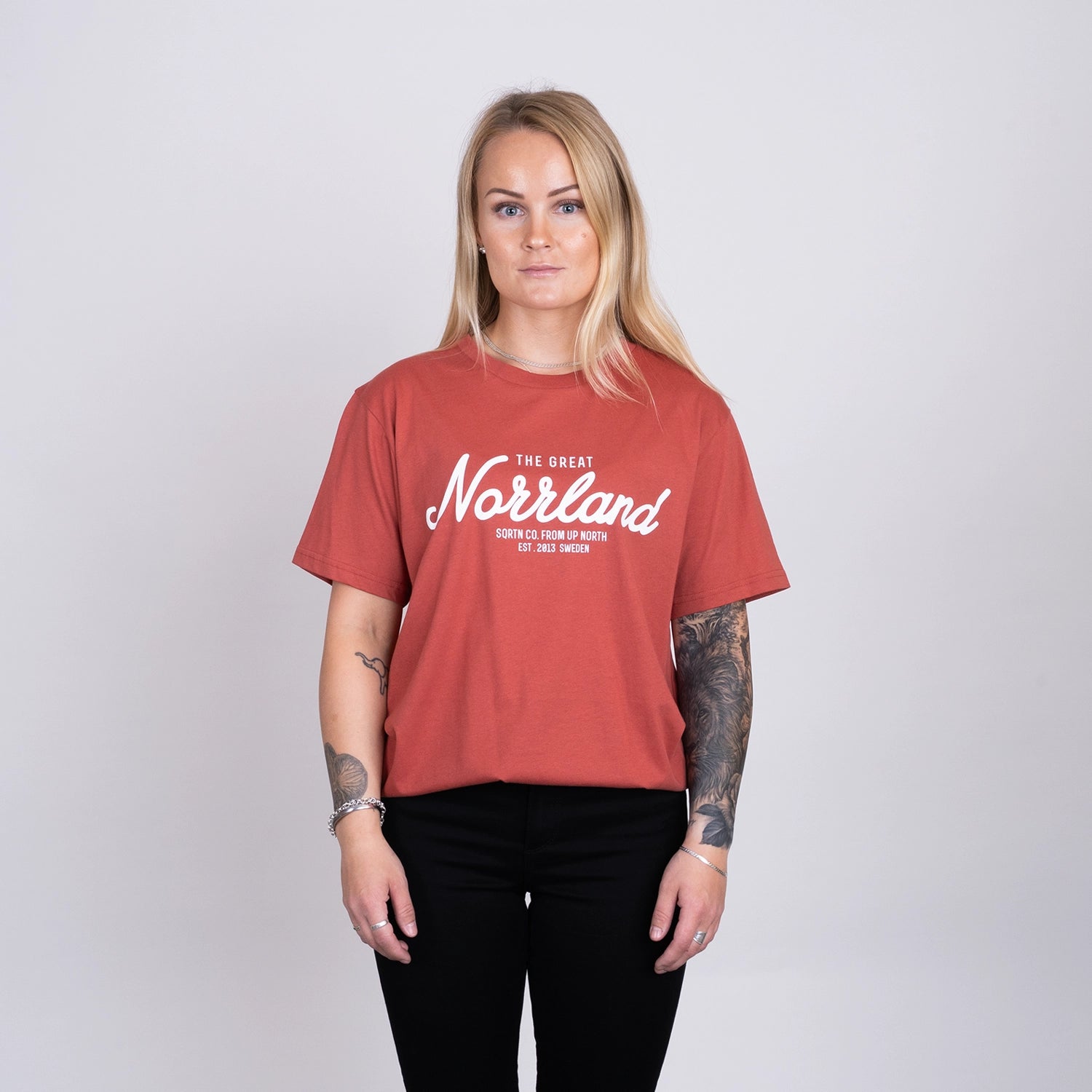 GREAT NORRLAND T-SHIRT - CINNABAR