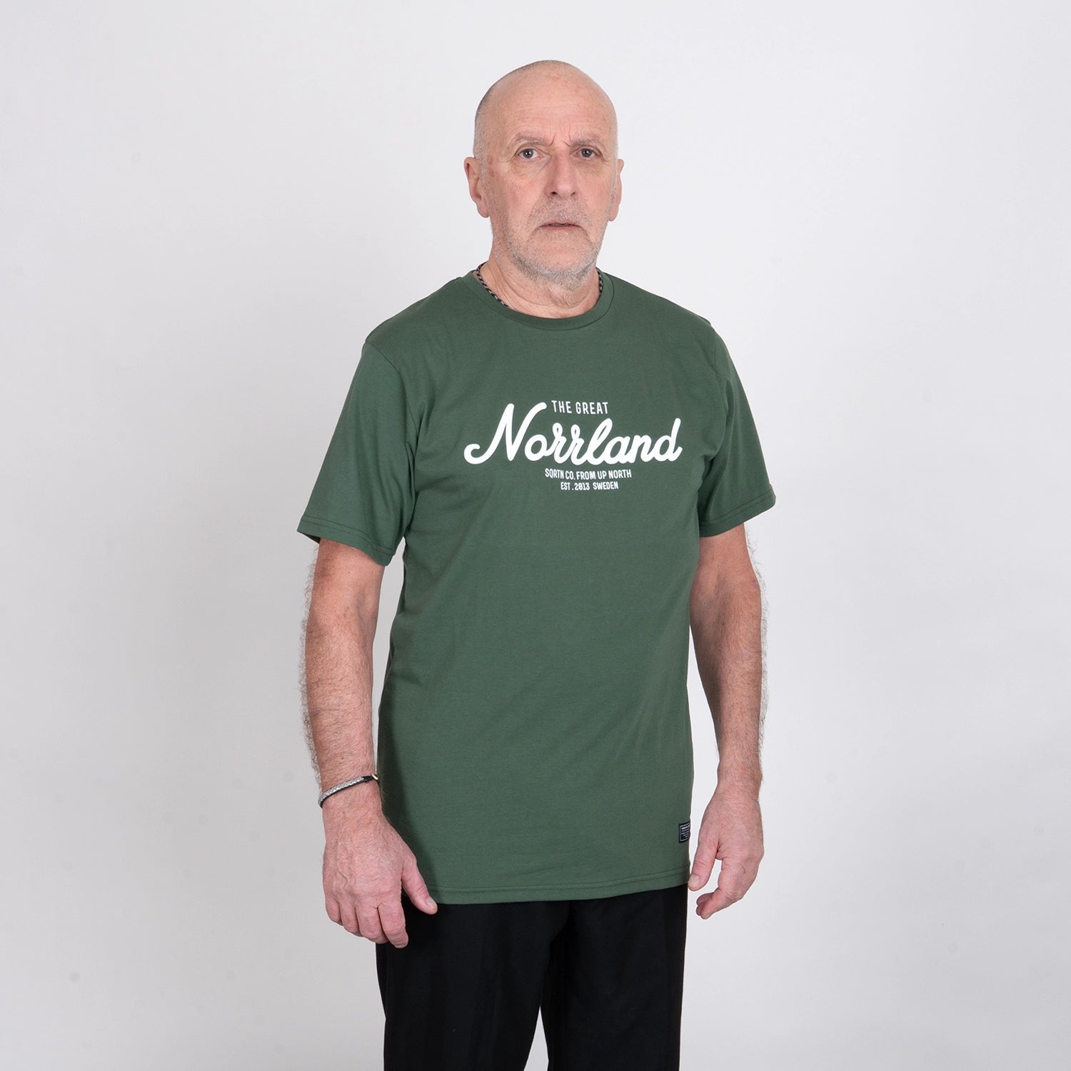 GREAT NORRLAND T-SHIRT - FOREST GREEN