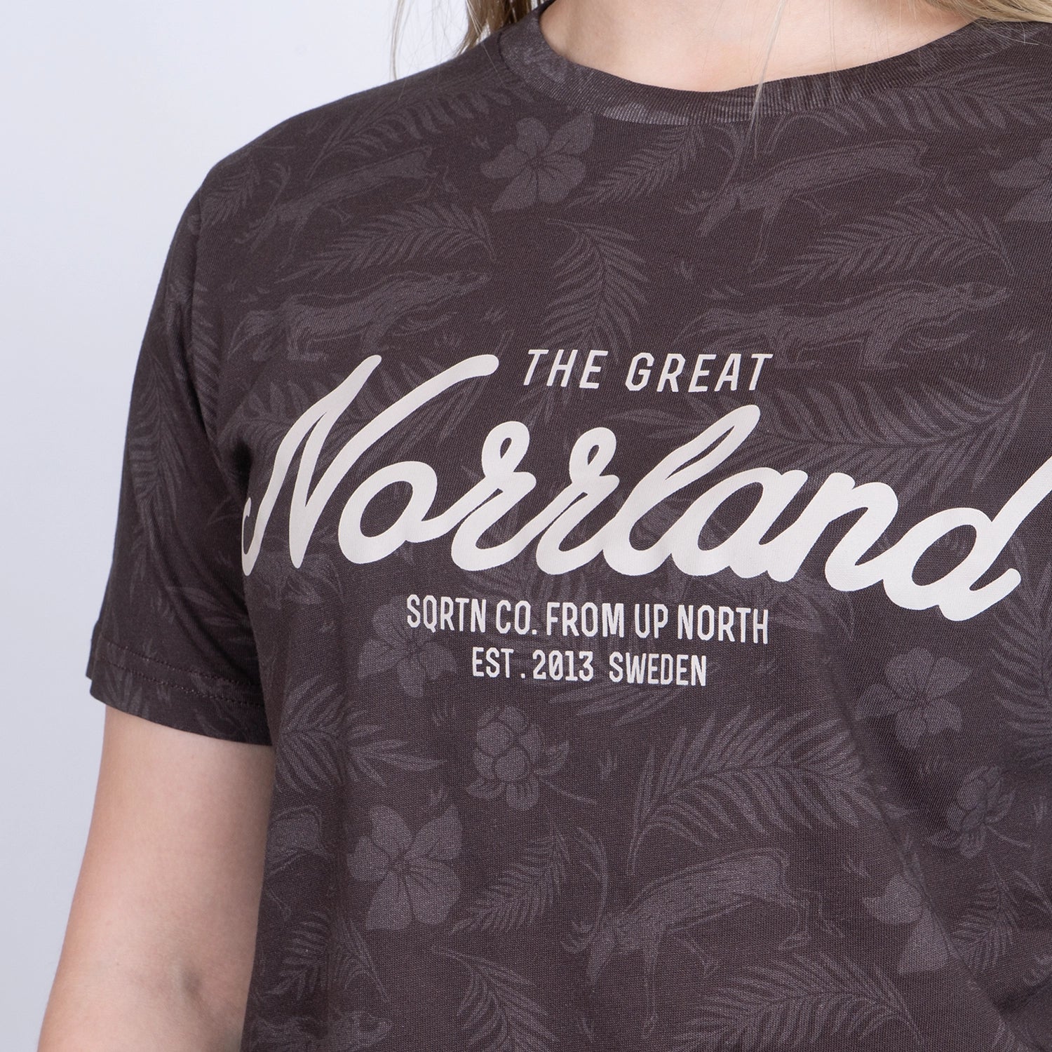 GREAT NORRLAND T-SHIRT - JÄRVEN BROWN