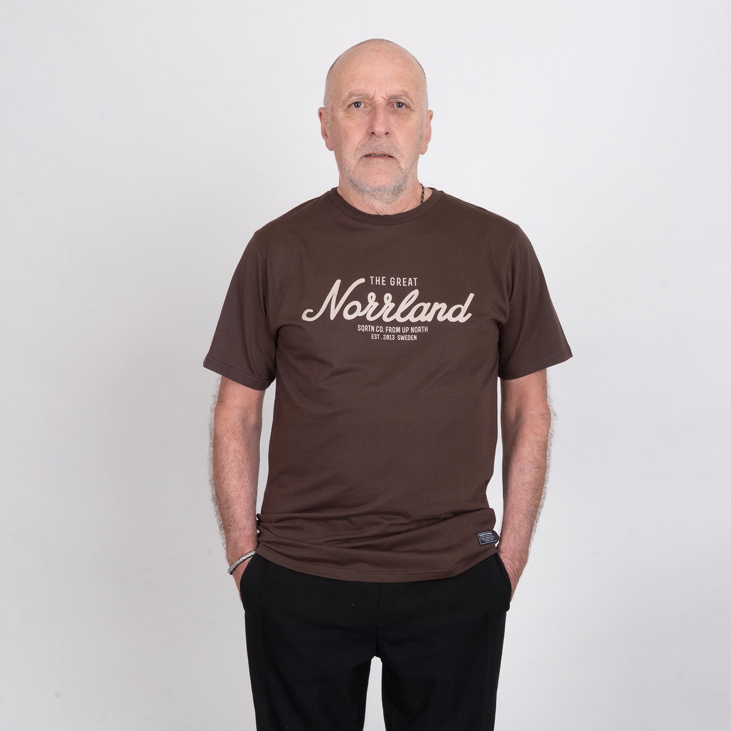 GREAT NORRLAND T-SHIRT - JAVA BROWN