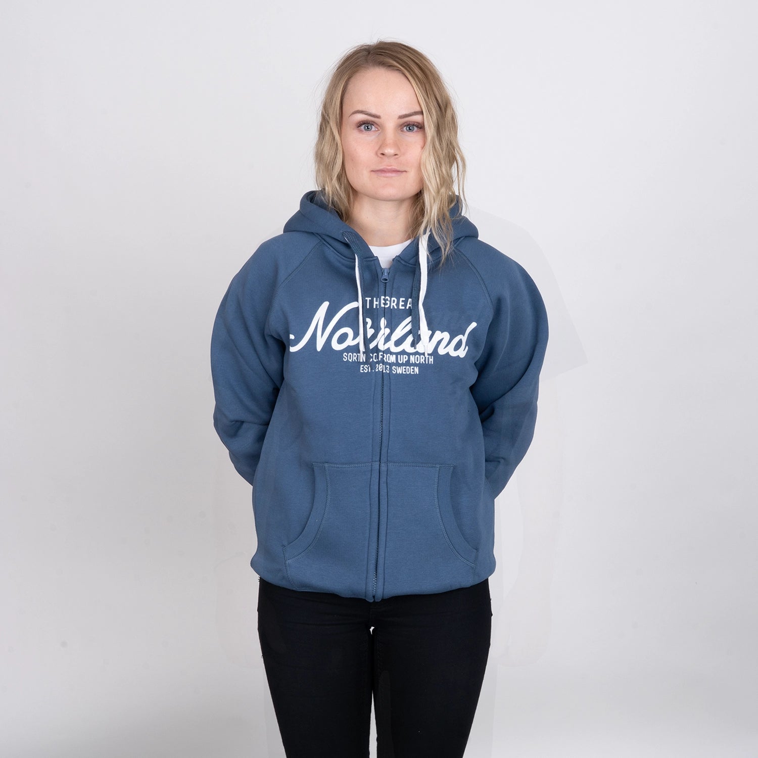 GREAT NORRLAND ZIPHOODIE - INDIGO BLUE