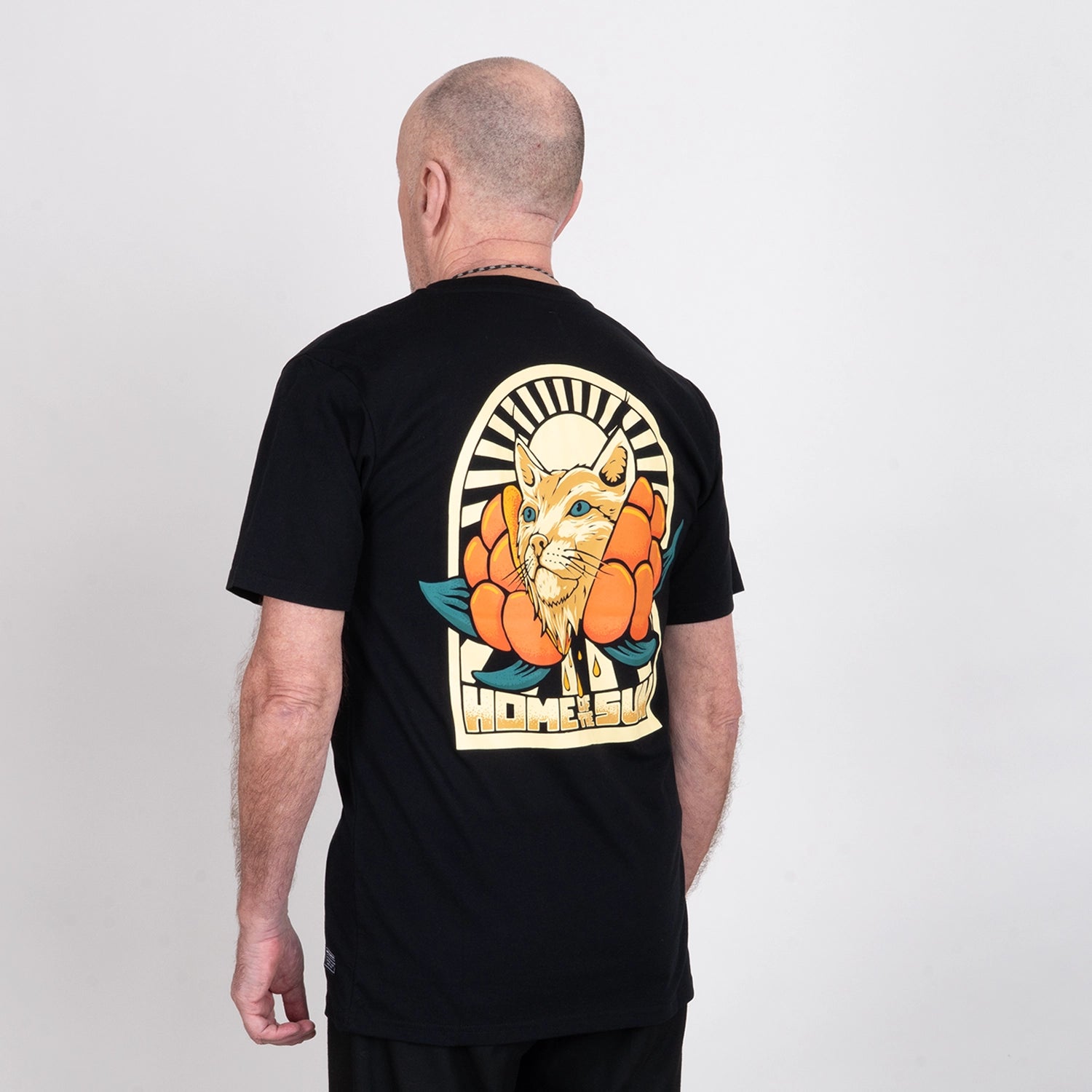 HOME OF THE SUN T-SHIRT - BLACK