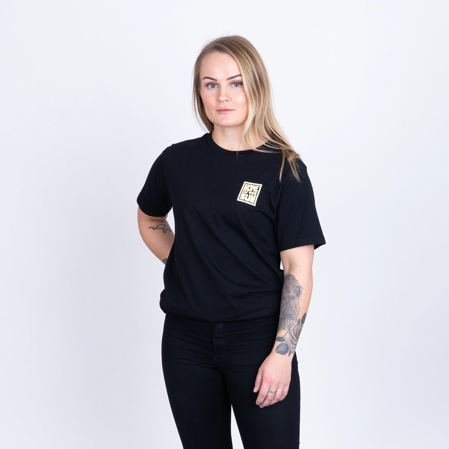 HOME OF THE SUN T-SHIRT - BLACK