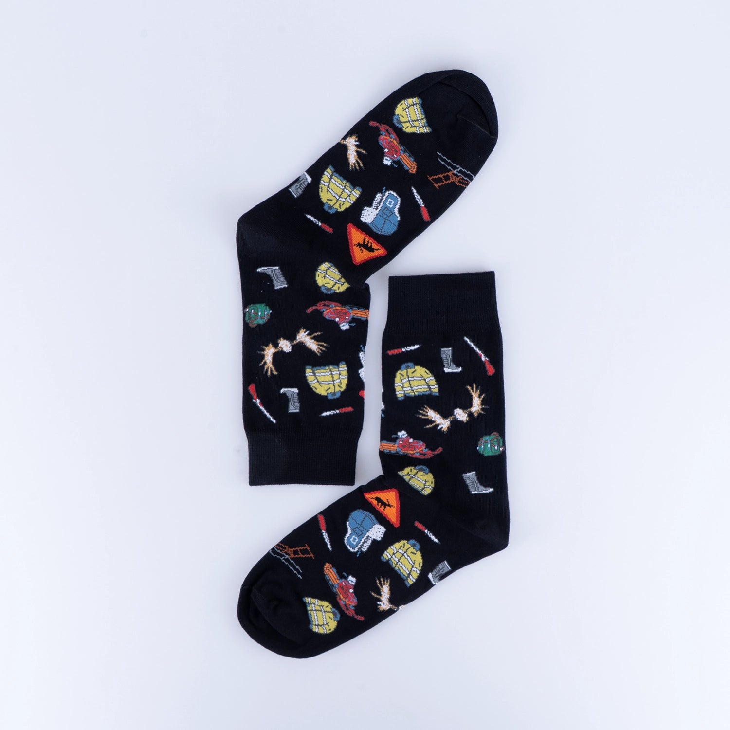 BOMULLSSTRUMPA - ICONS BLACK