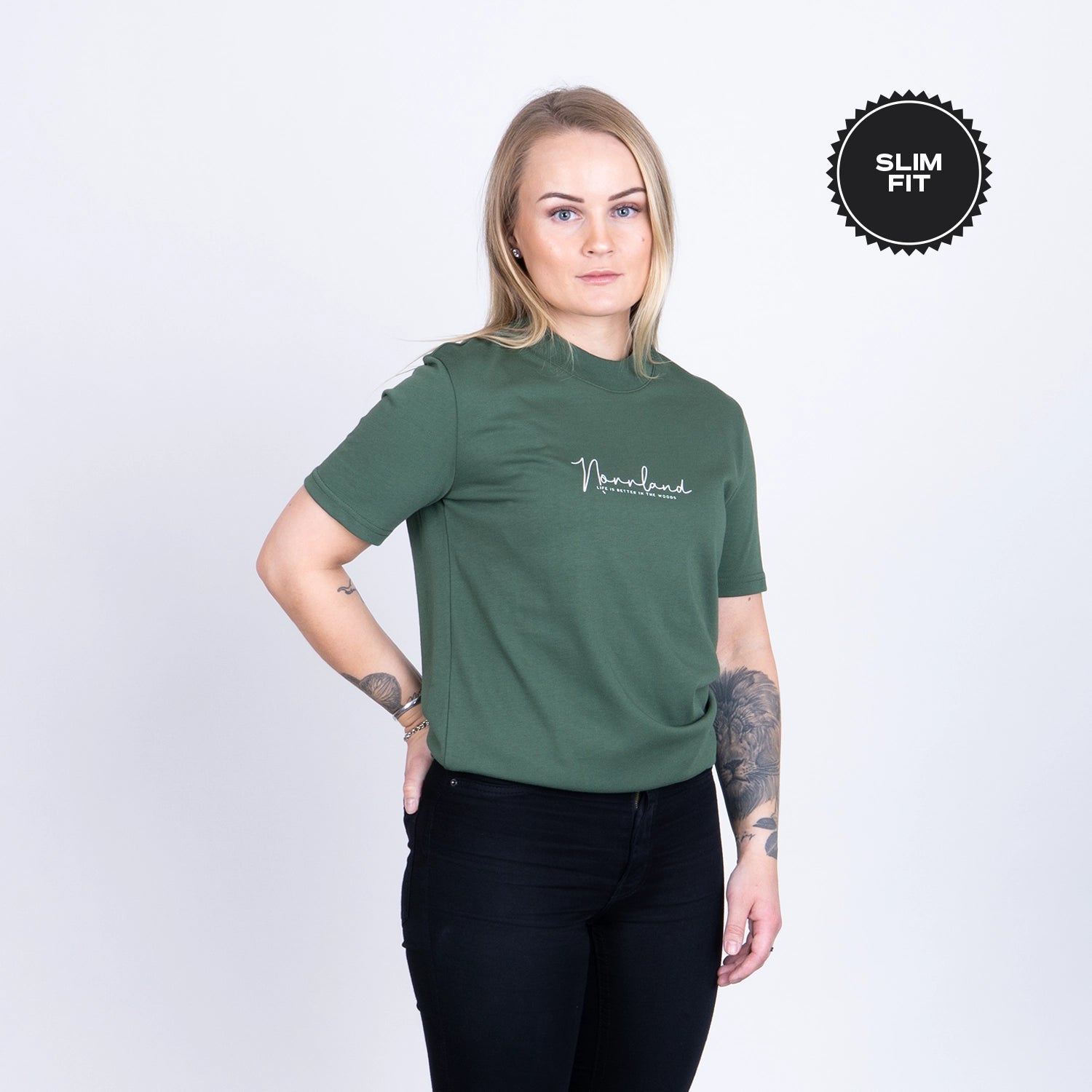 LIFE T-SHIRT - FOREST GREEN