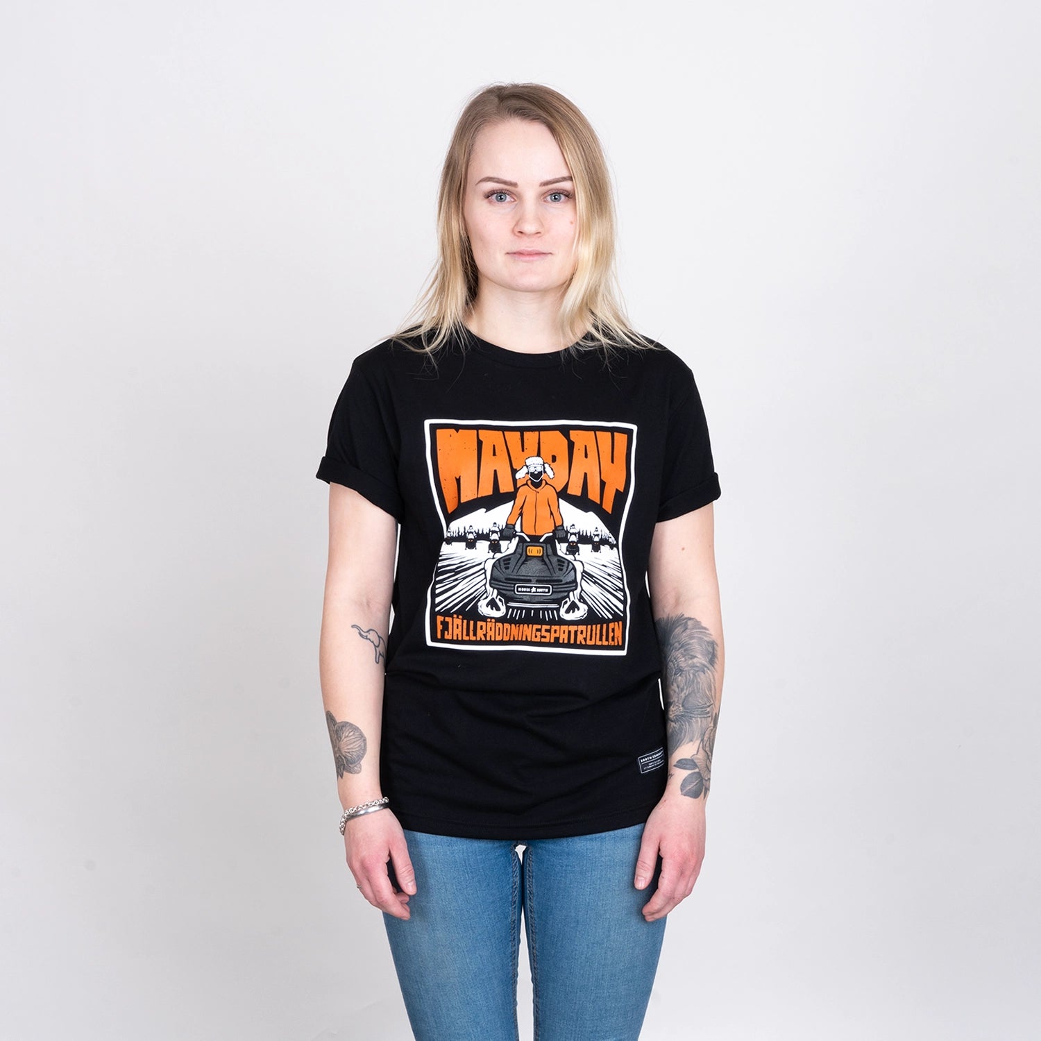 MAYDAY T-SHIRT - HOOJA BLACK
