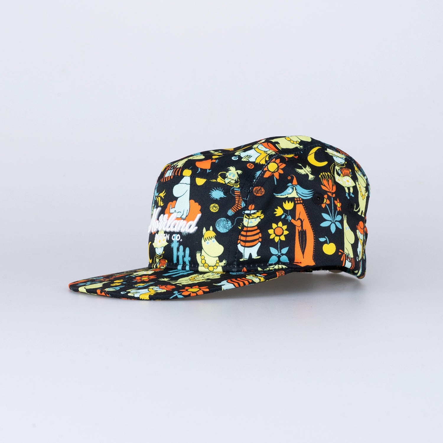 TGN SCRIPT KIDS 5-PANEL KEPS - MUMIN RETRO BLACK