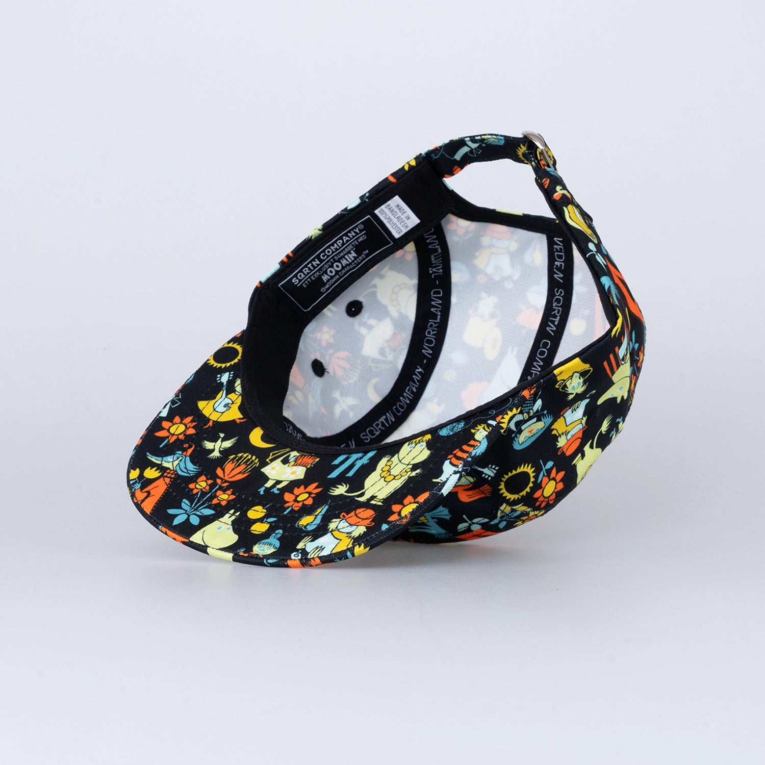 TGN SCRIPT KIDS 5-PANEL KEPS - MUMIN RETRO BLACK