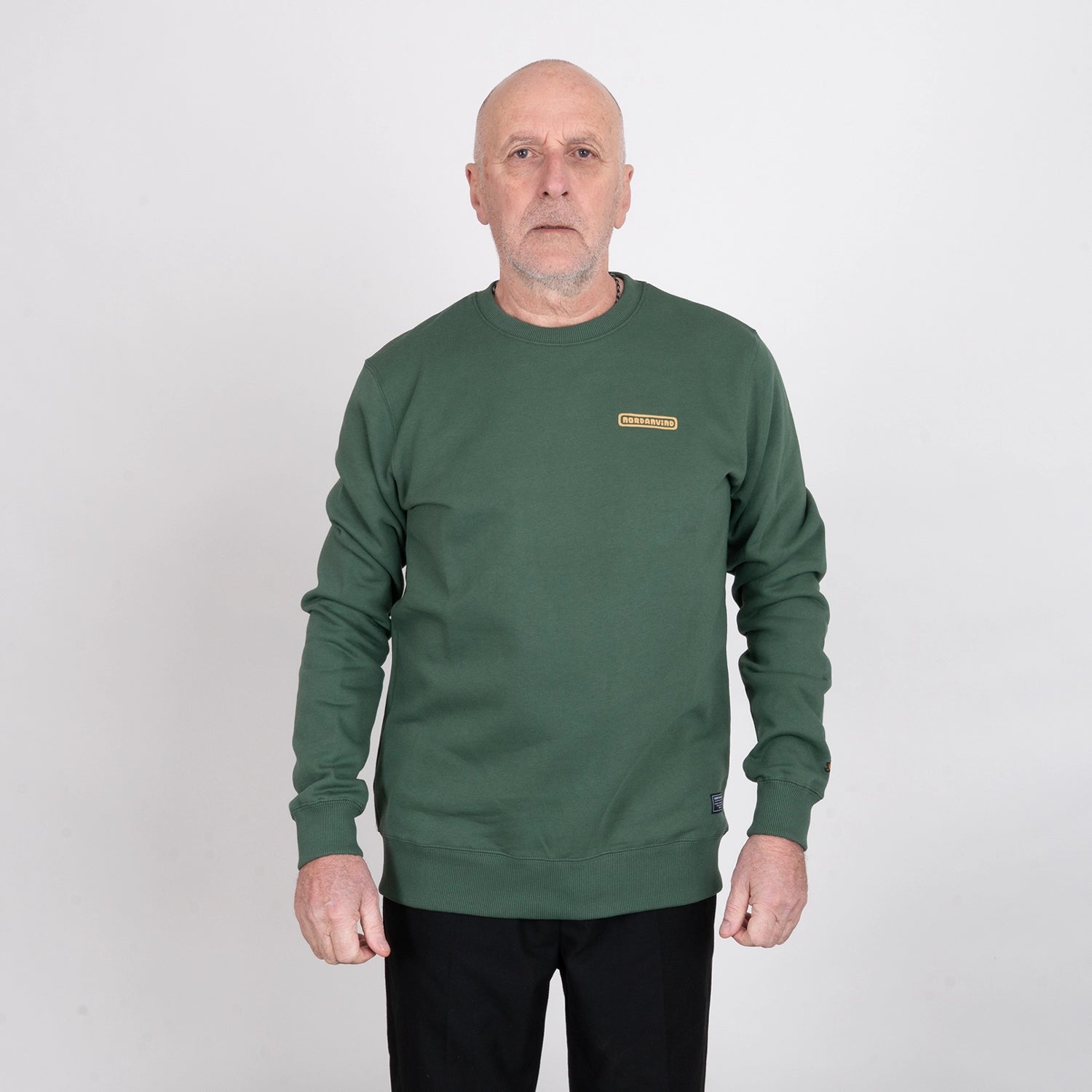 NORDANVIND 2 CREWNECK - FOREST GREEN