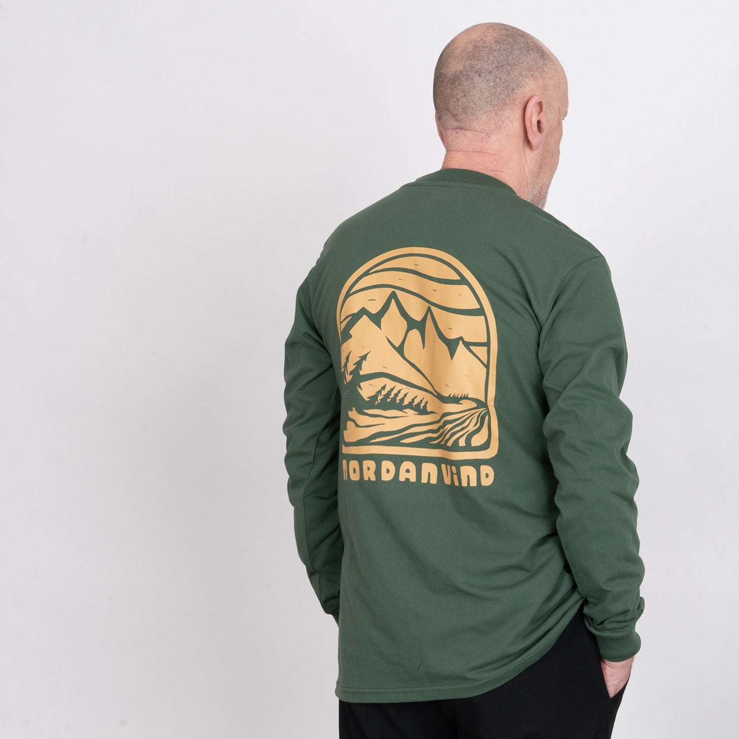 NORDANVIND 2 LONGSLEEVE - FOREST GREEN