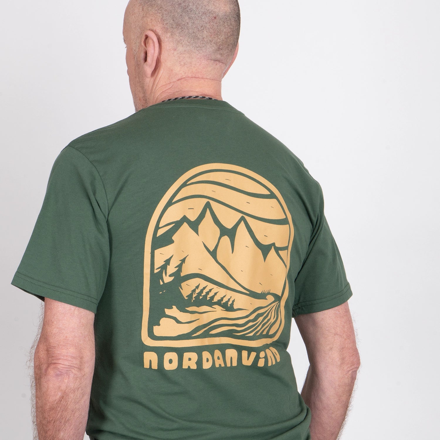 NORDANVIND 2 T-SHIRT - FOREST GREEN