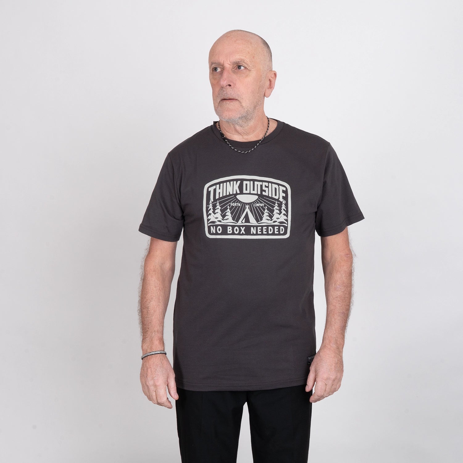 OUTSIDE 2 T-SHIRT - SLATE GREY