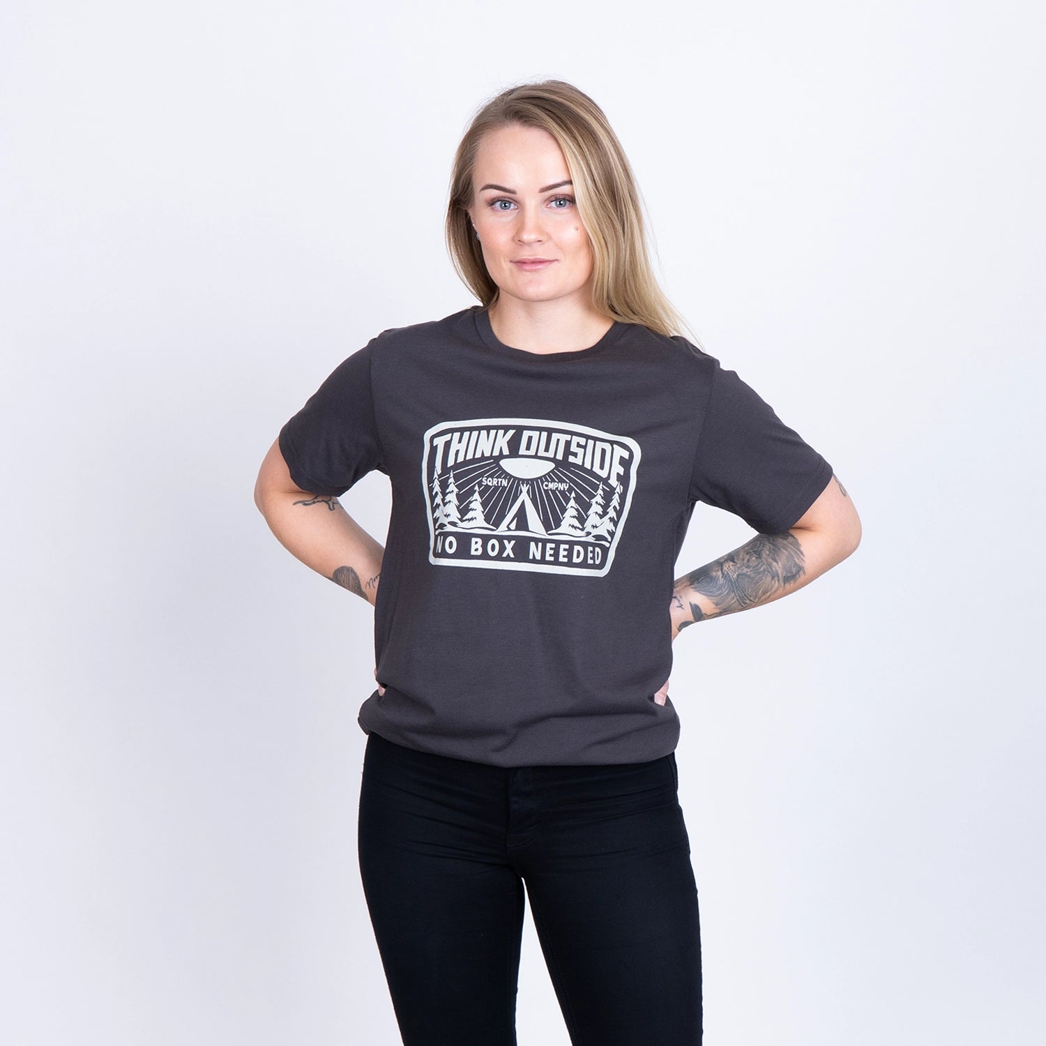 OUTSIDE 2 T-SHIRT - SLATE GREY