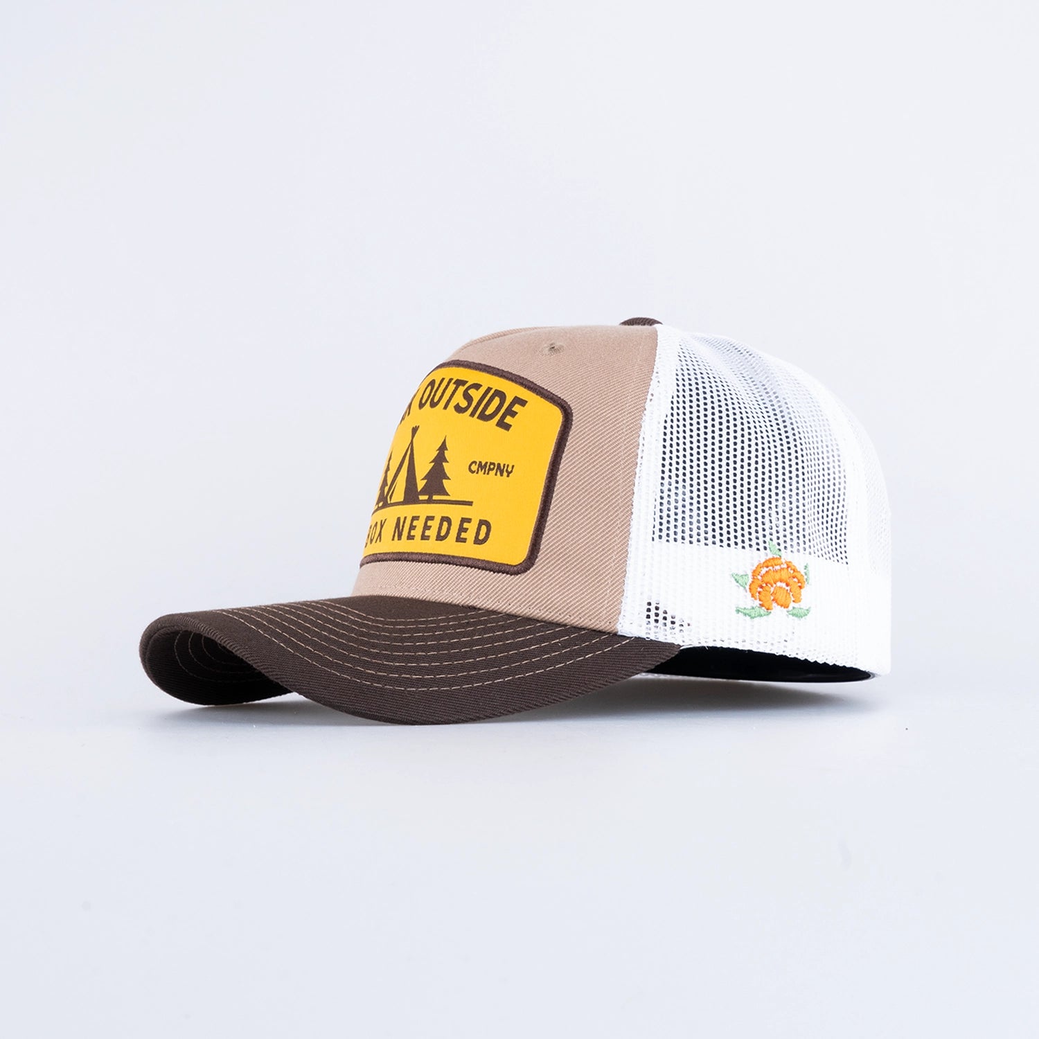 OUTSIDE TRUCKER KEPS - HOOKED KHAKI