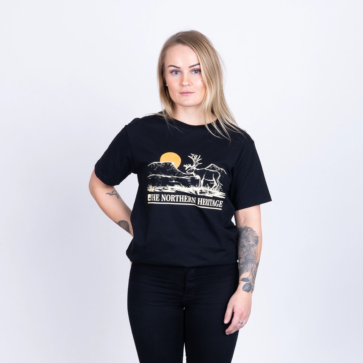 PORTEN T-SHIRT - BLACK