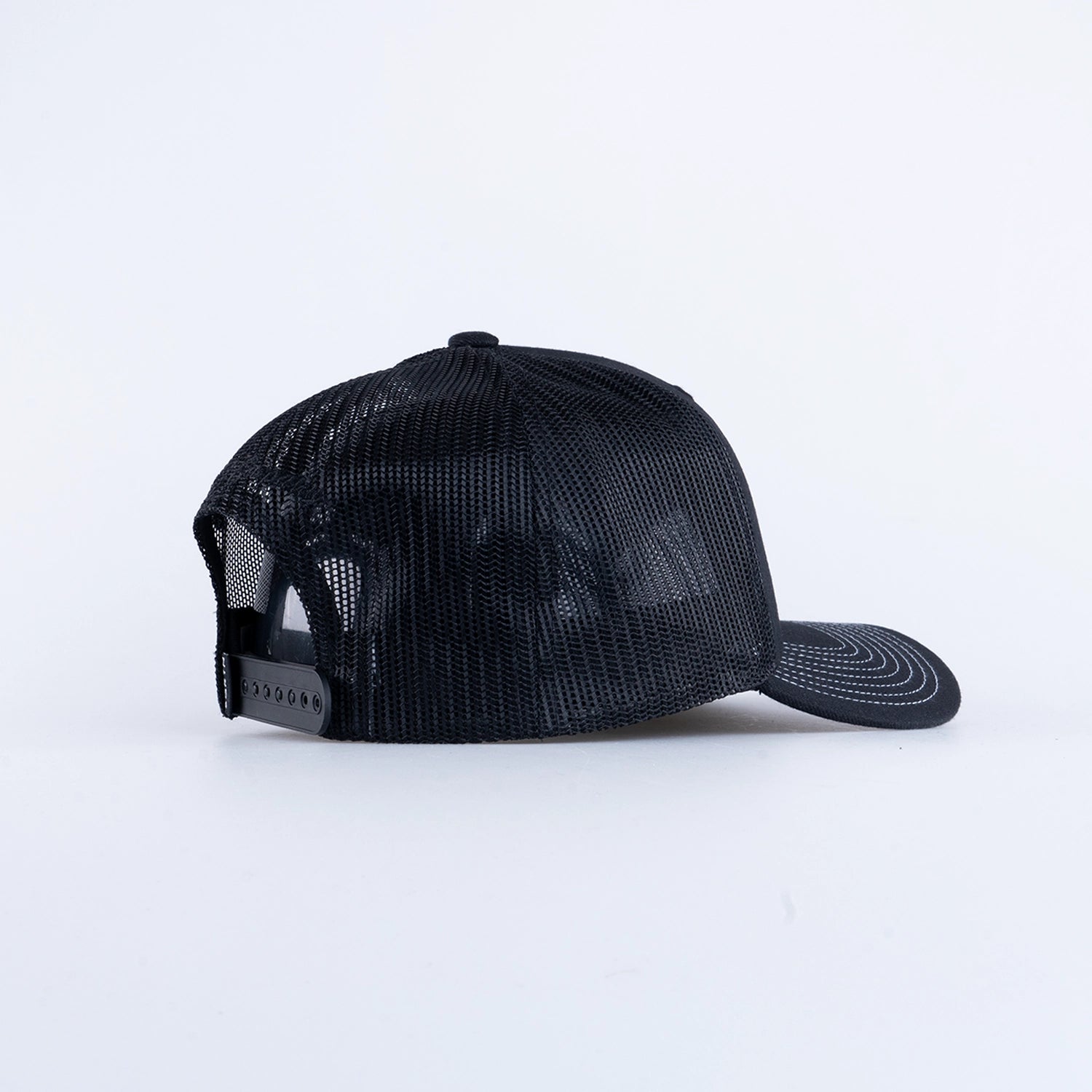 RACING TRUCKER KEPS - HOOKED BLACK/WHITE