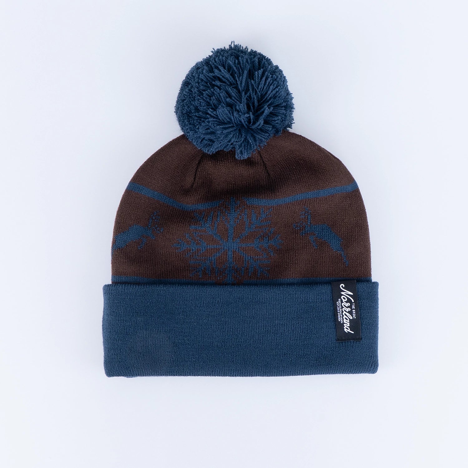 REINDEER POM POM MÖSSA - BROWN