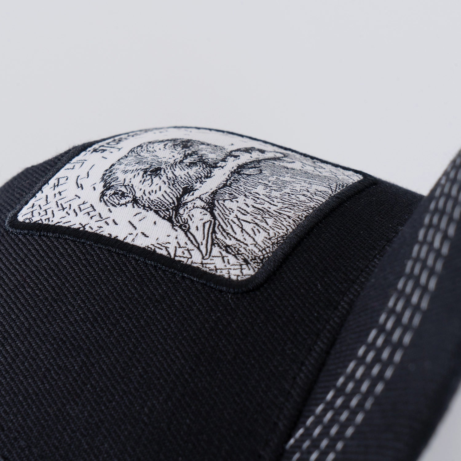 STORFISKARN KIDS TRUCKER CAP - BLACK