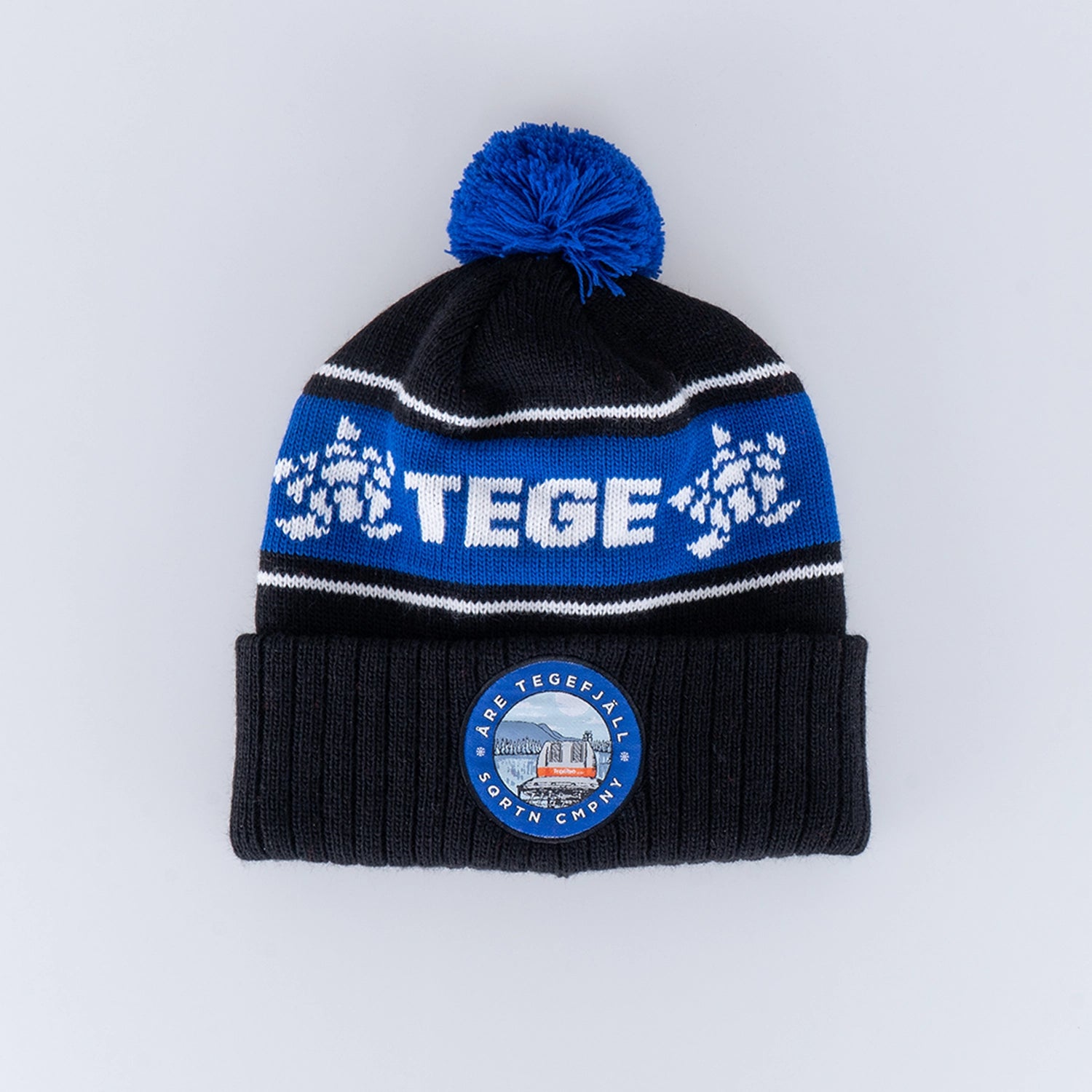 TEGE POM POM MÖSSA - BLACK
