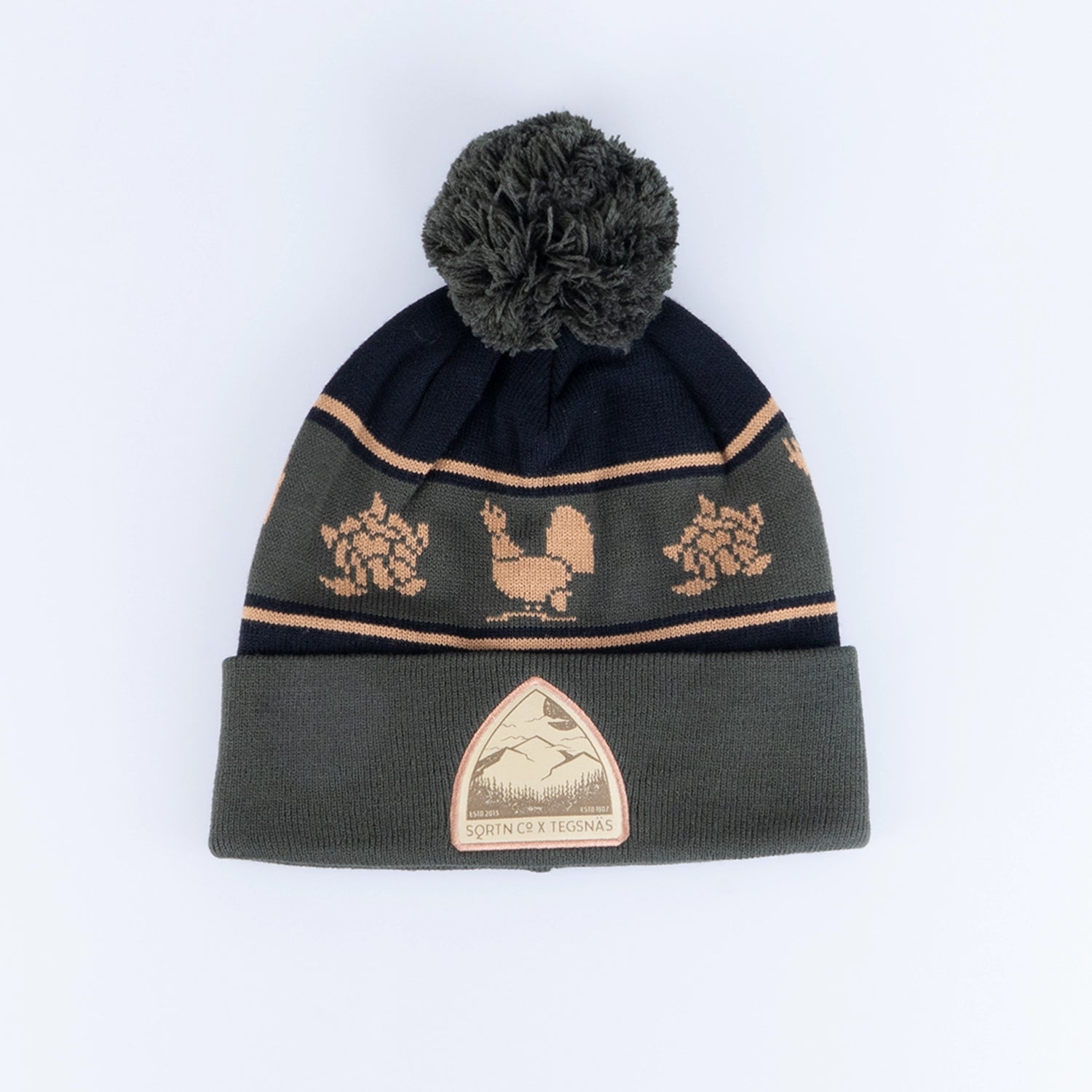 TEGSNÄS POM POM MÖSSA - BLACK