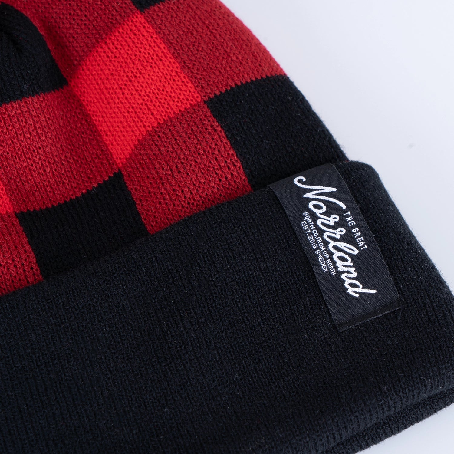 TGN PATCH POM POM MÖSSA - LUMBERJACK RED
