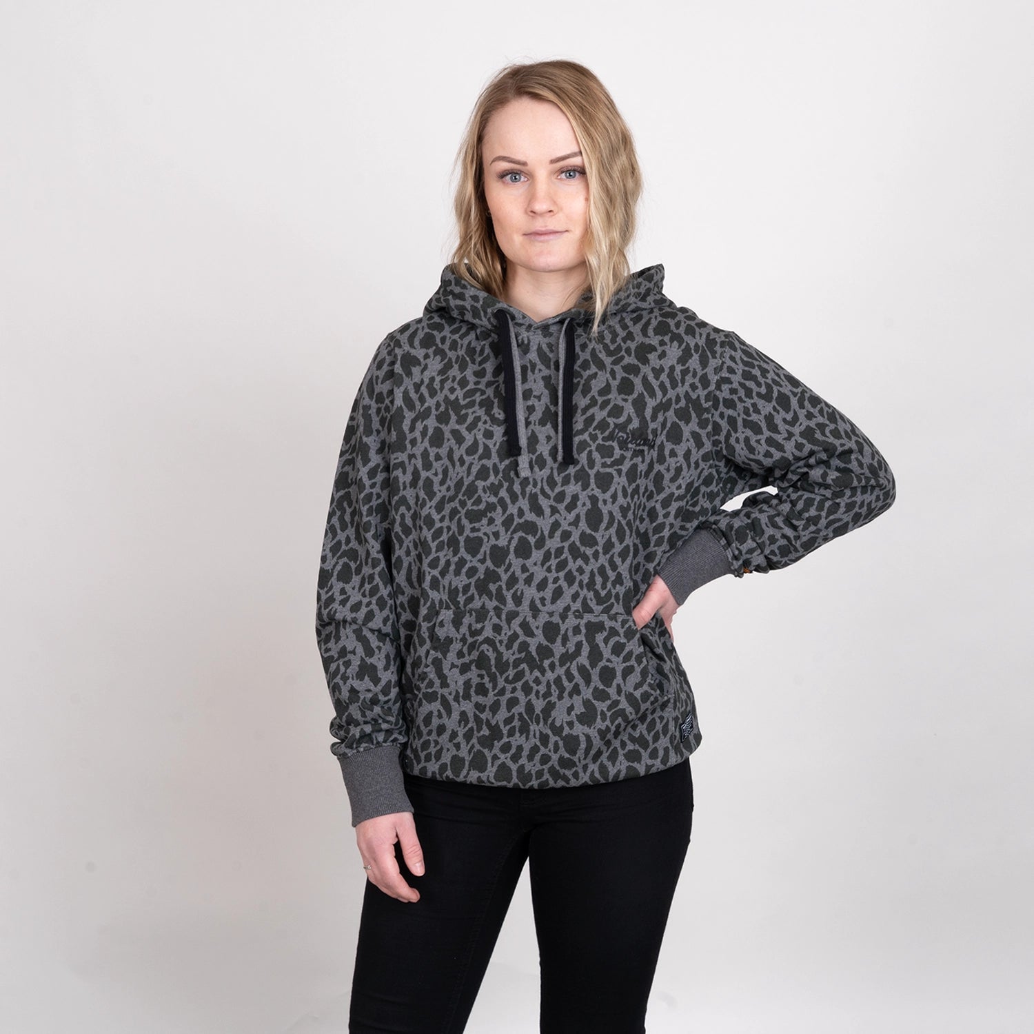 TGN MINISCRIPT HOODIE - LYNX CHARCOAL