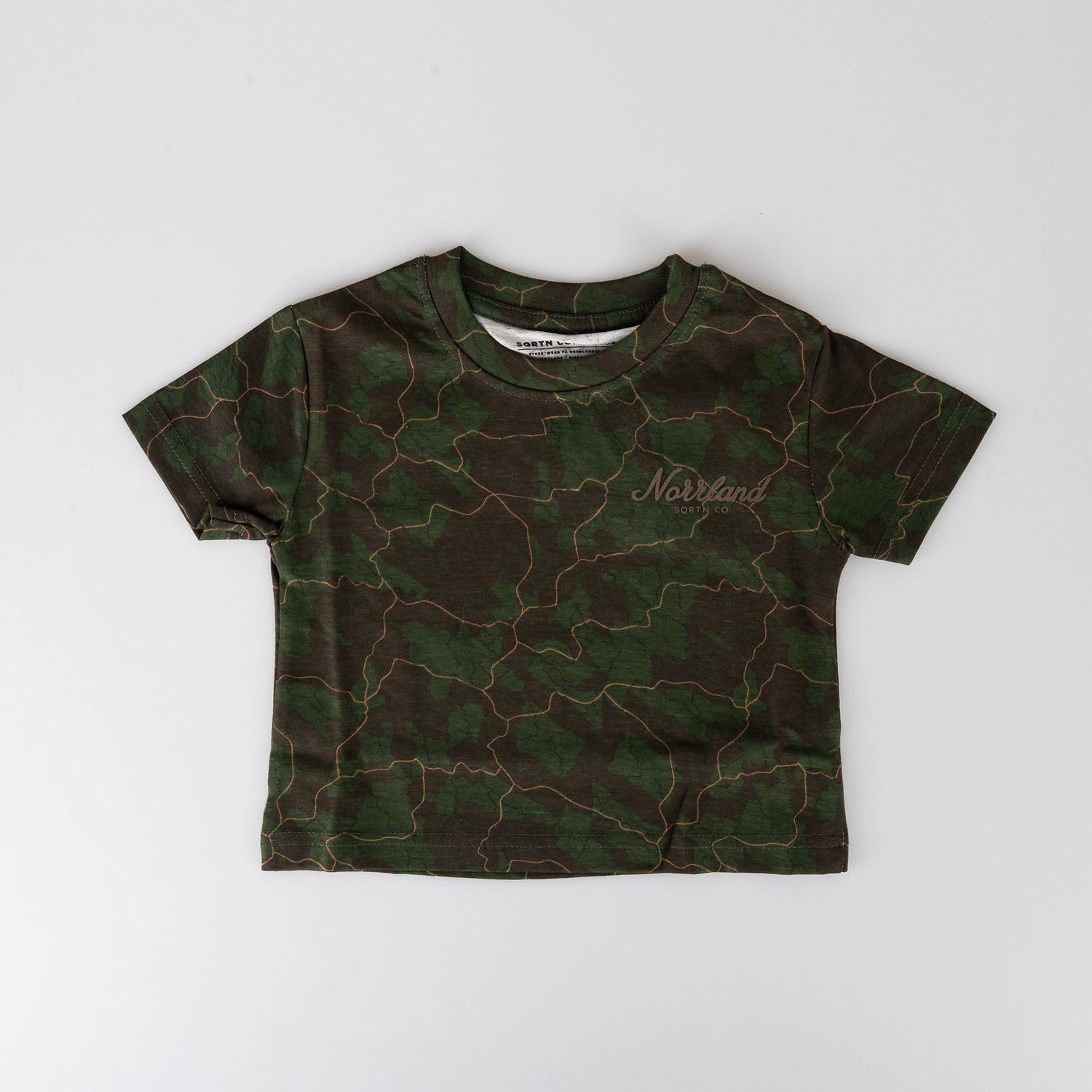 TGN MINI SCRIPT KIDS T-SHIRT - NORRLAND CAMO
