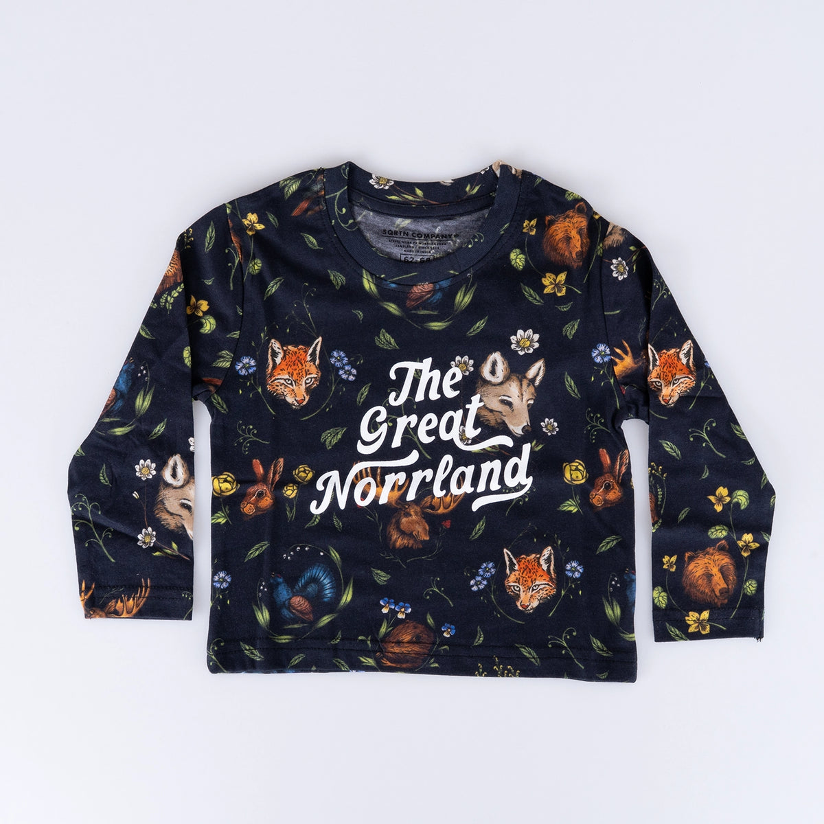 LANDSKAP KIDS LONGSLEEVE - BLACK