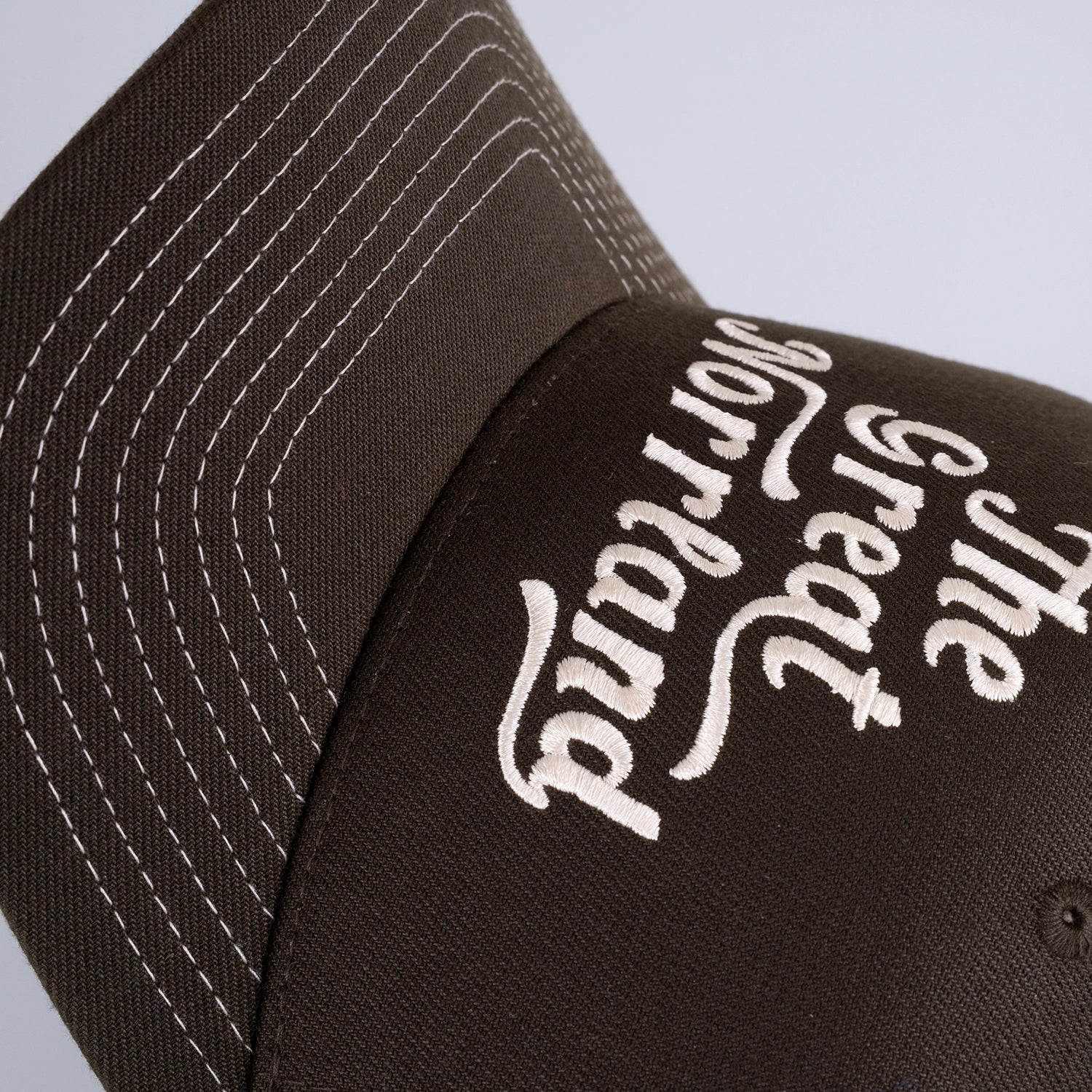 WORDMARK TRUCKER KEPS - DARK MASH