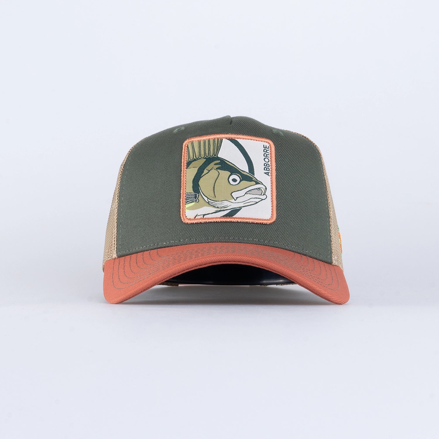 ABBORRE TRUCKER KEPS - HOOKED OLIVE