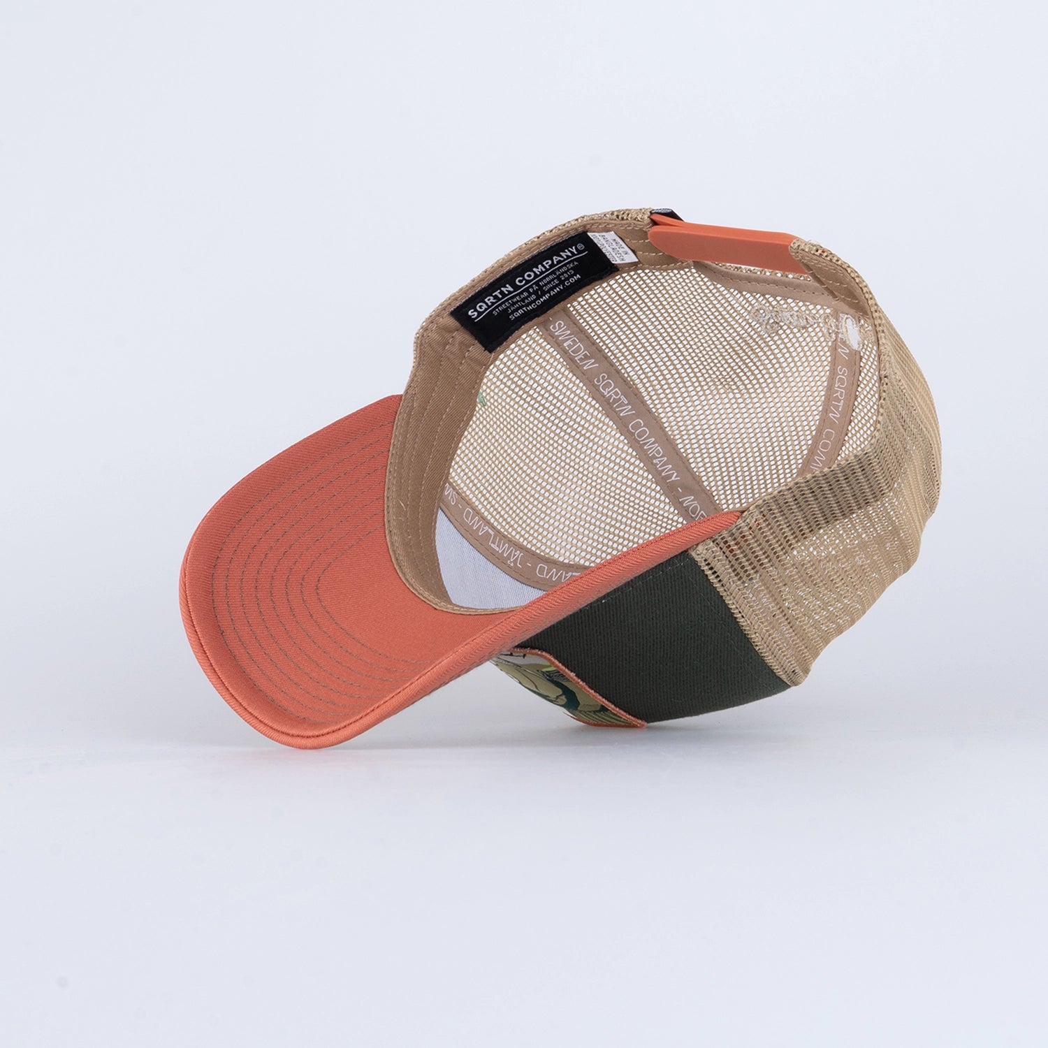ABBORRE TRUCKER KEPS - HOOKED OLIVE