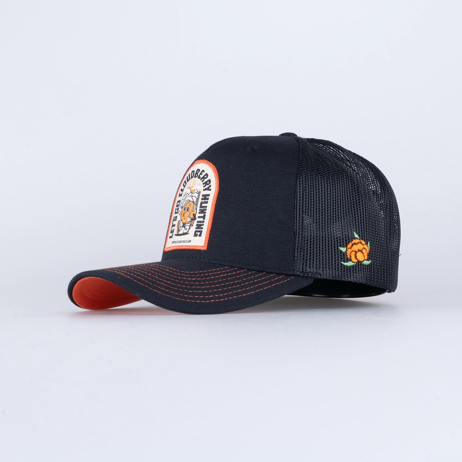 CLOUDBERRY TRUCKER KEPS - HOOKED BLACK