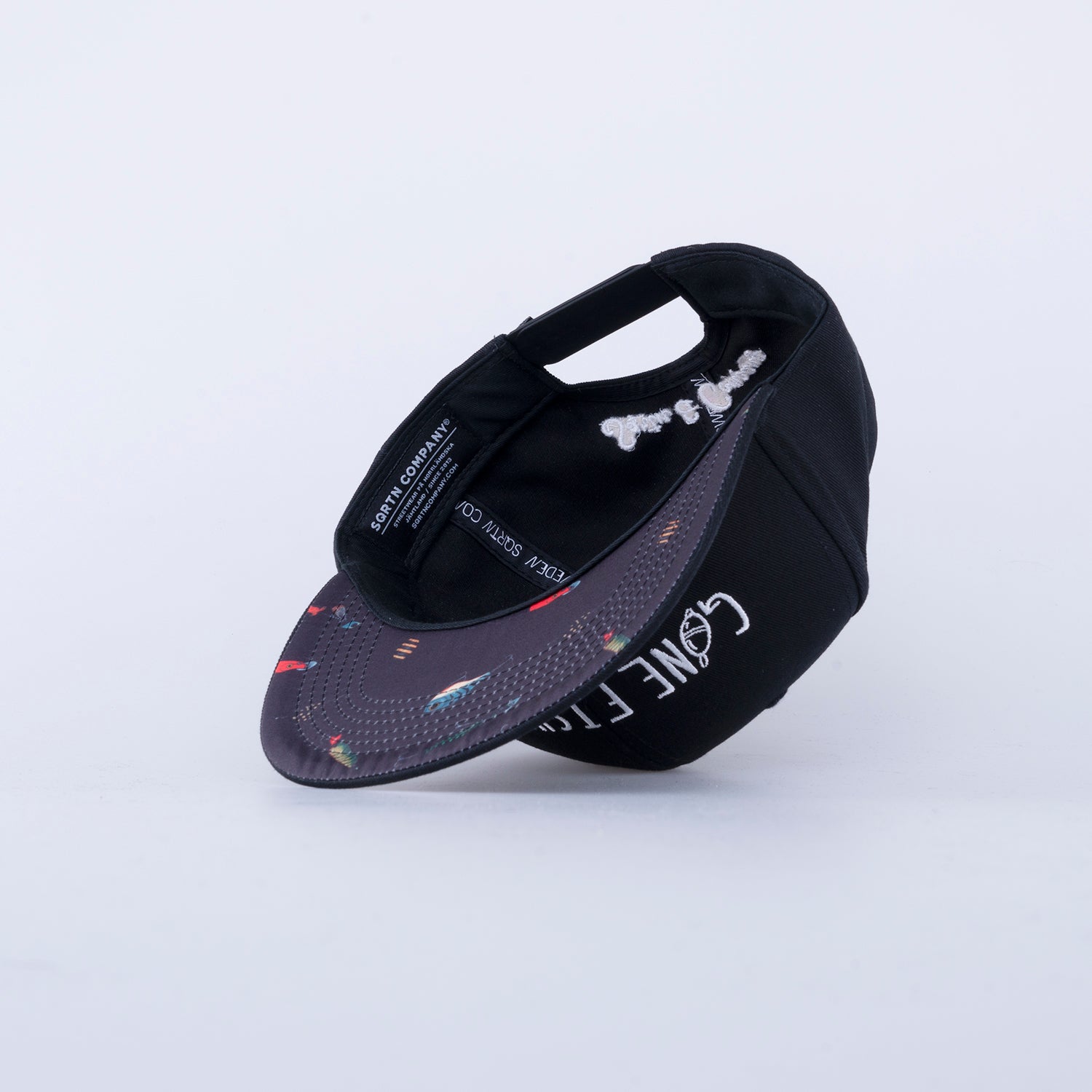 GONE FISHING KEPS - BLACK