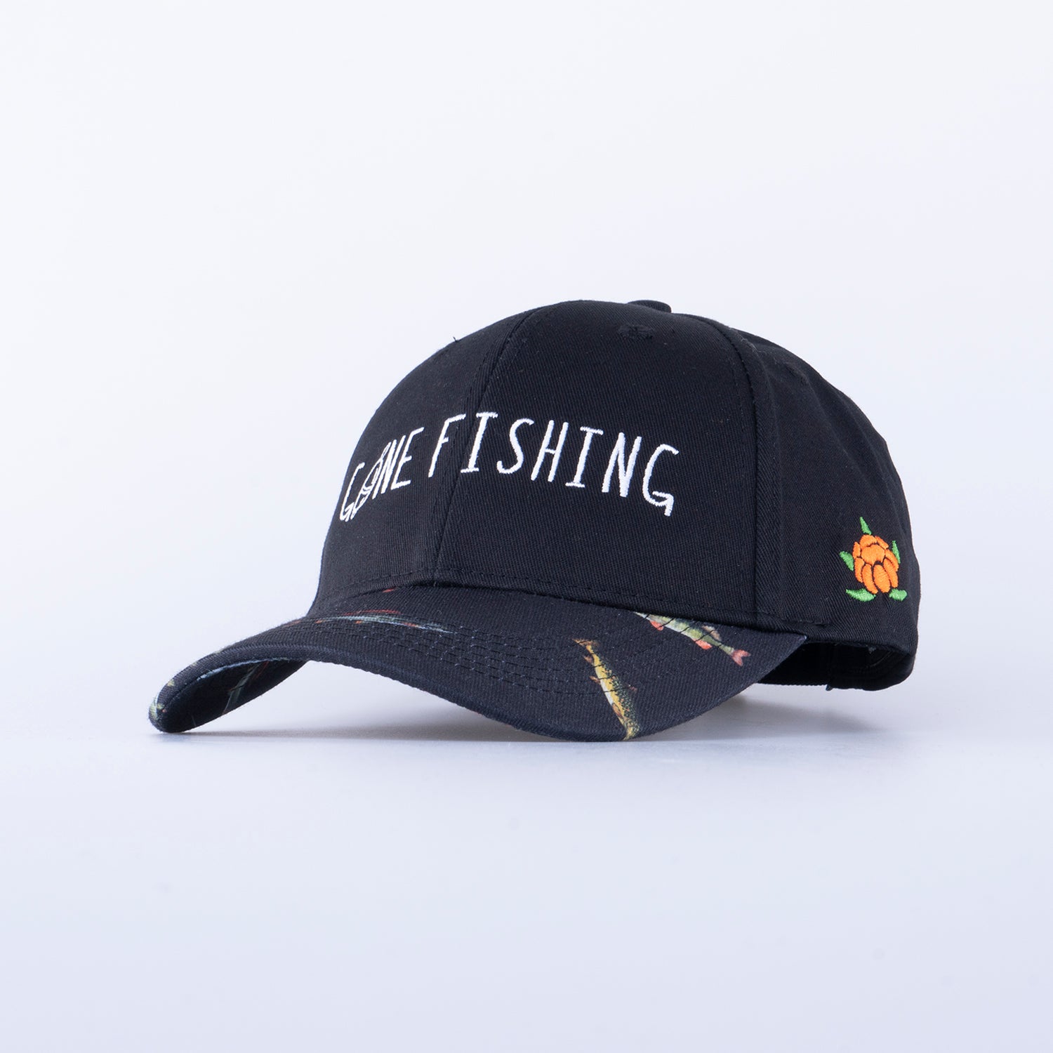 GONE FISHING KEPS - HOOKED BLACK