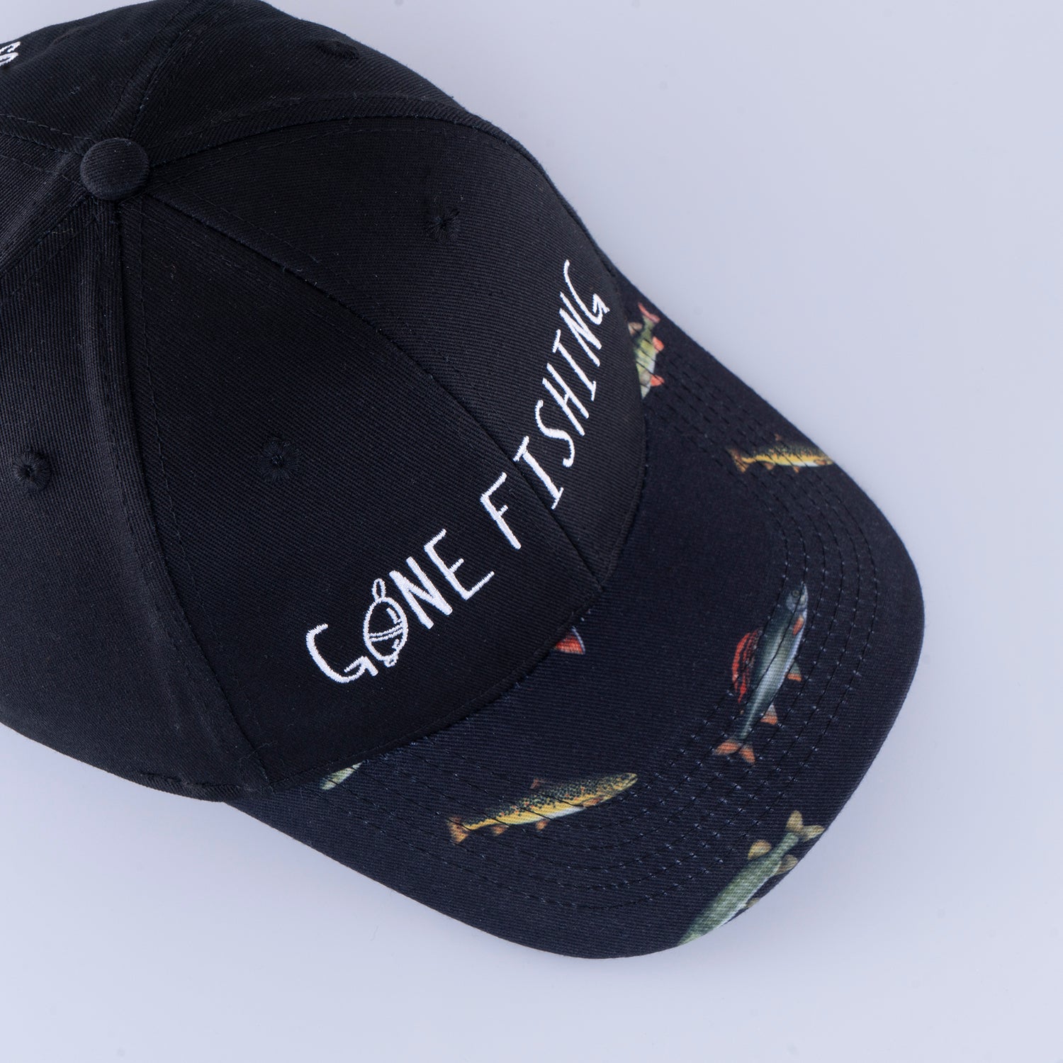 GONE FISHING KEPS - HOOKED BLACK