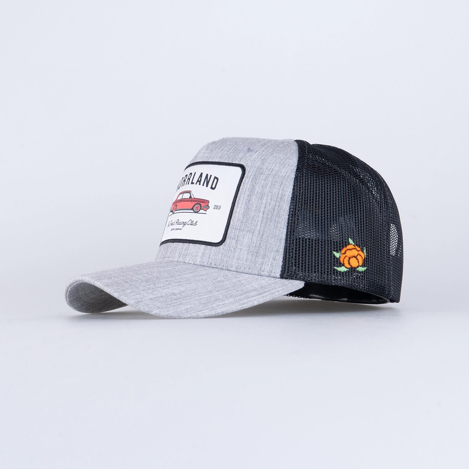 RACING TRUCKER KEPS - HOOKED GREY
