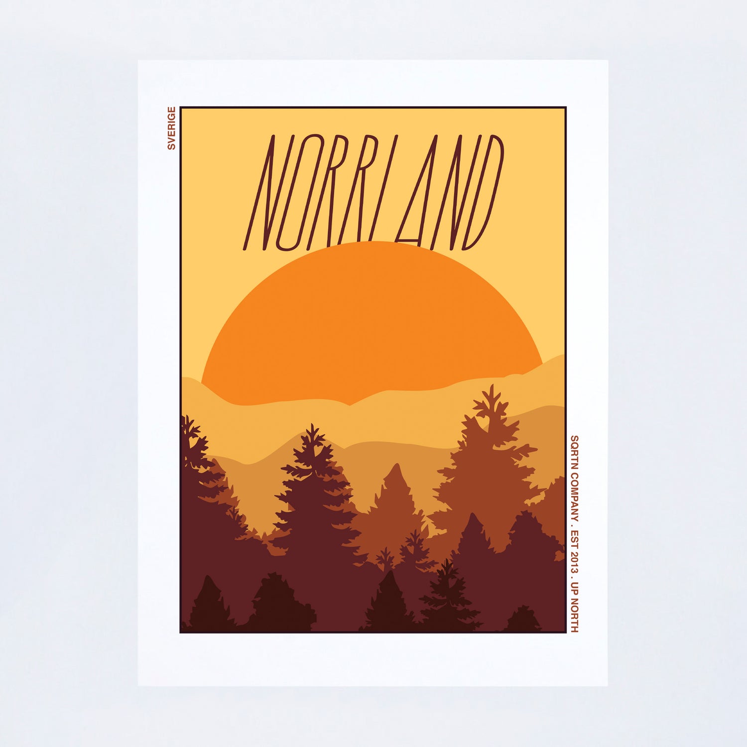 POSTER STAMPED YELLOW