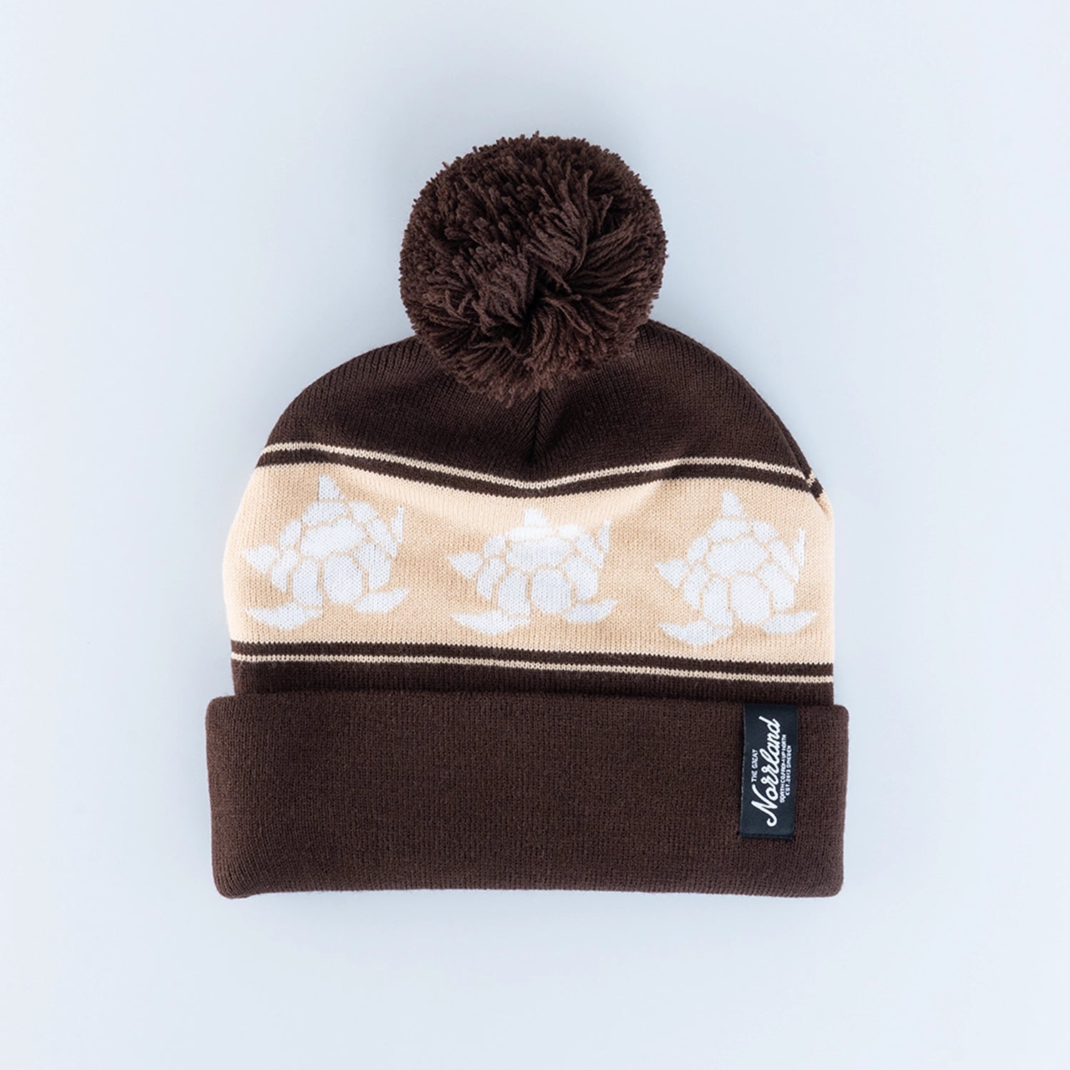 TGN PATCH POM POM MÖSSA - BROWN