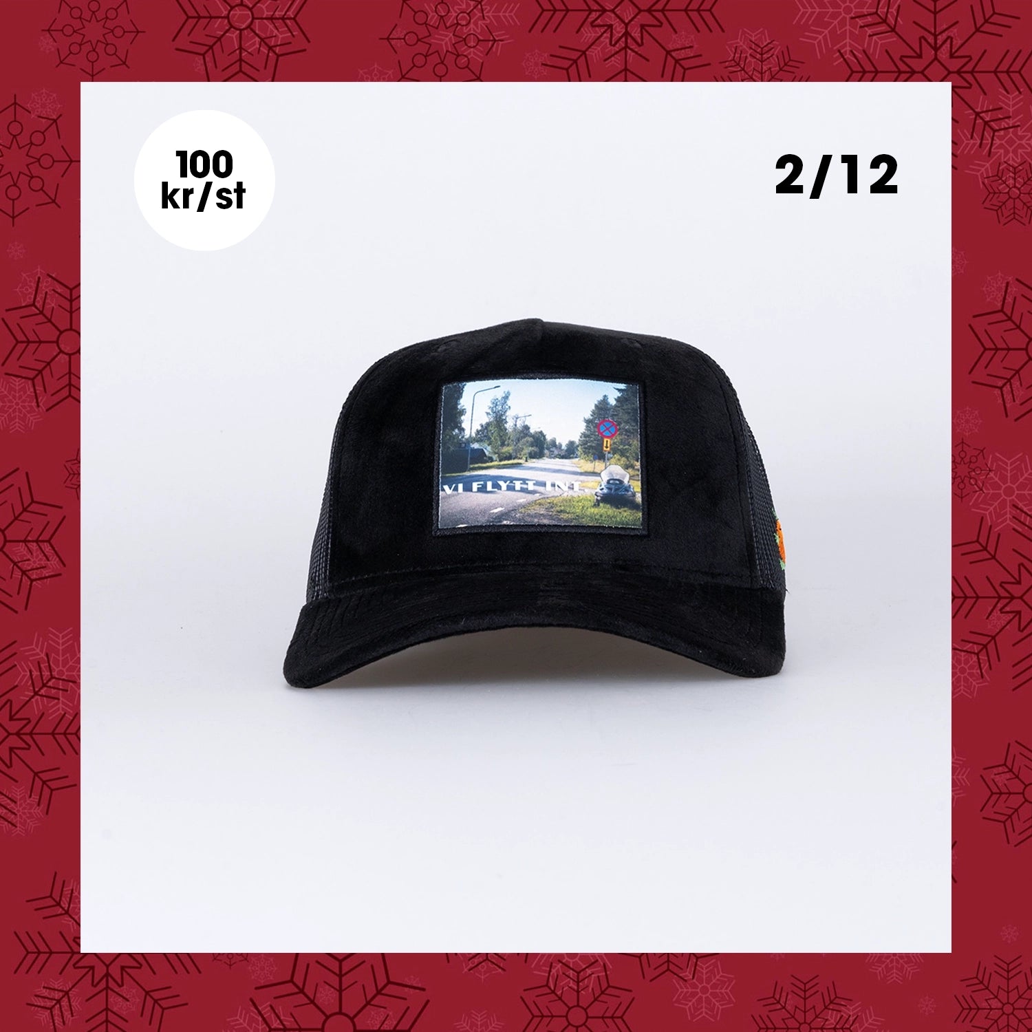 FLYTT INT VELVET TRUCKER KEPS - BLACK