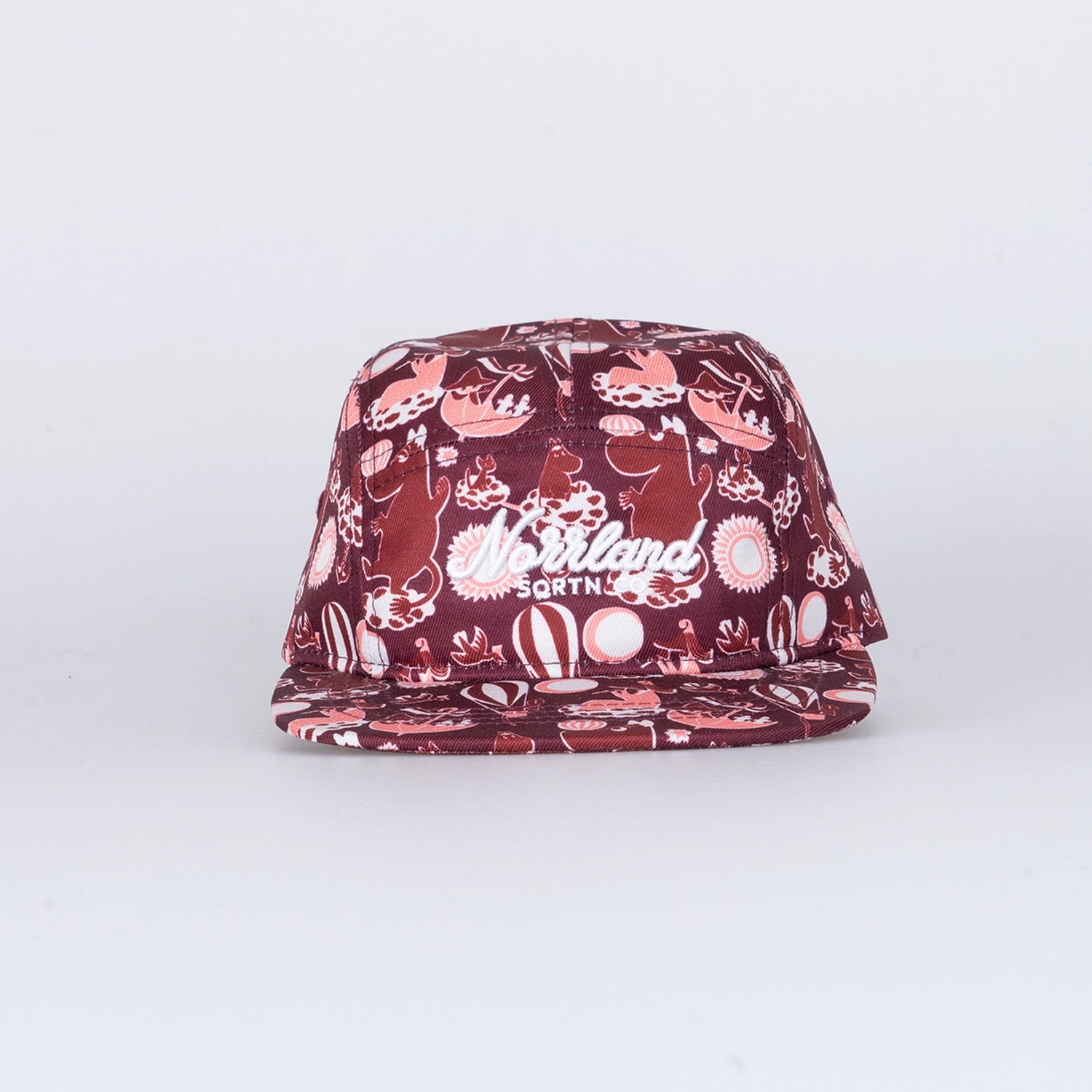 TGN SCRIPT KIDS 5-PANEL KEPS - MUMIN BURGUNDY